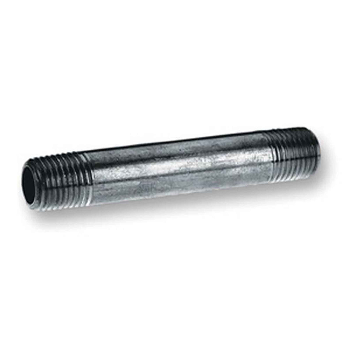 Mamelon en acier galvanisé, 1/2" x 4"