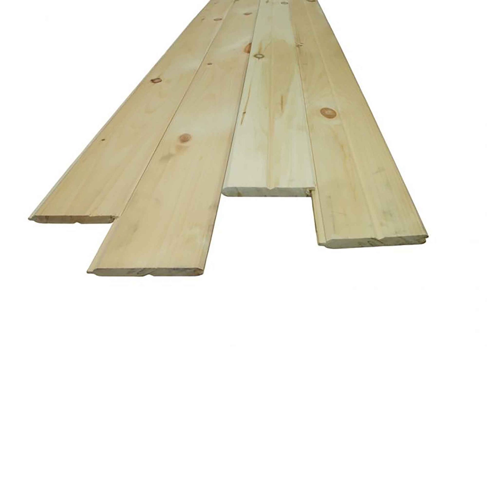 Lambris de pin V-joint, 5/8'' x 6'' x 8'