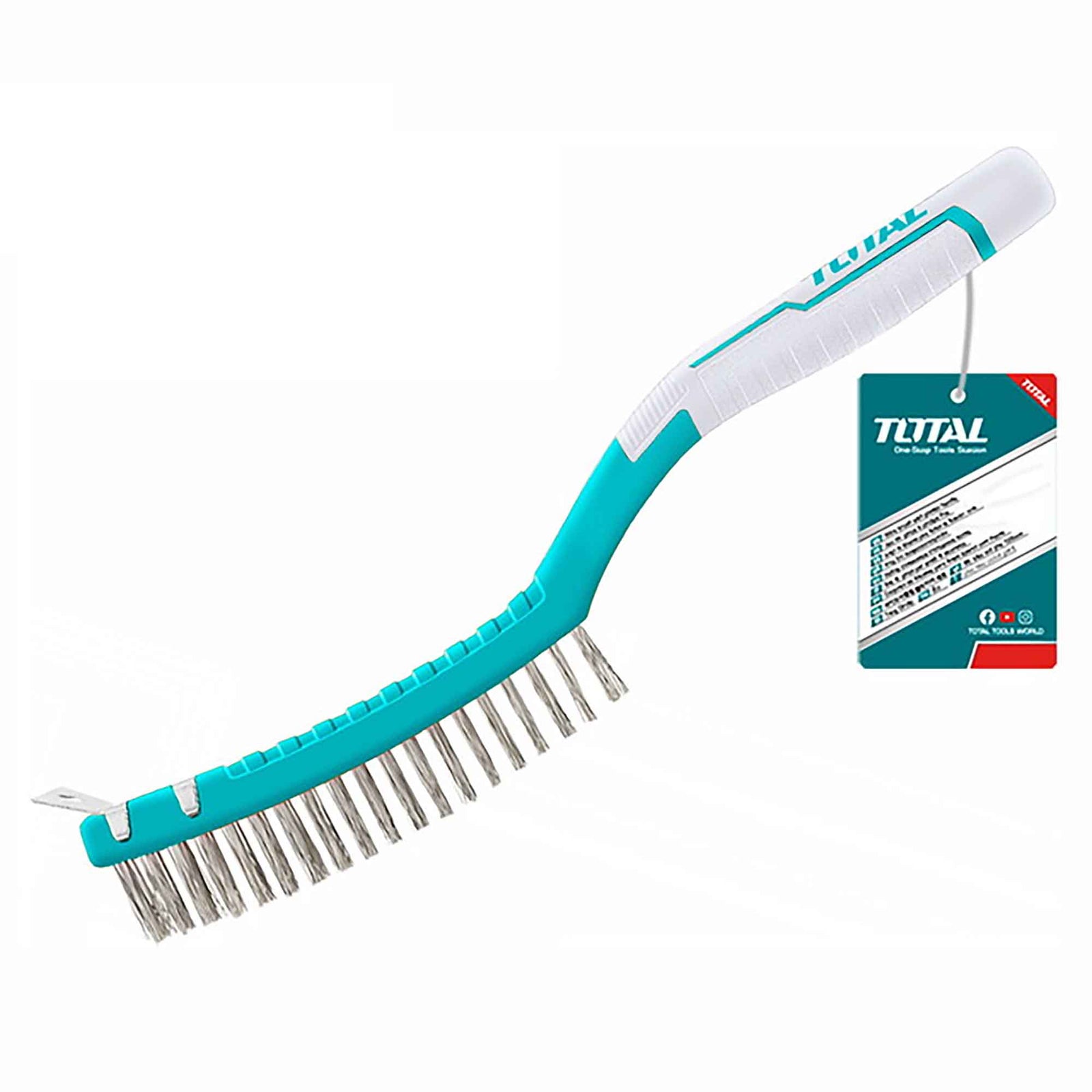 Brosse abrasive métallique, 13-1/2''