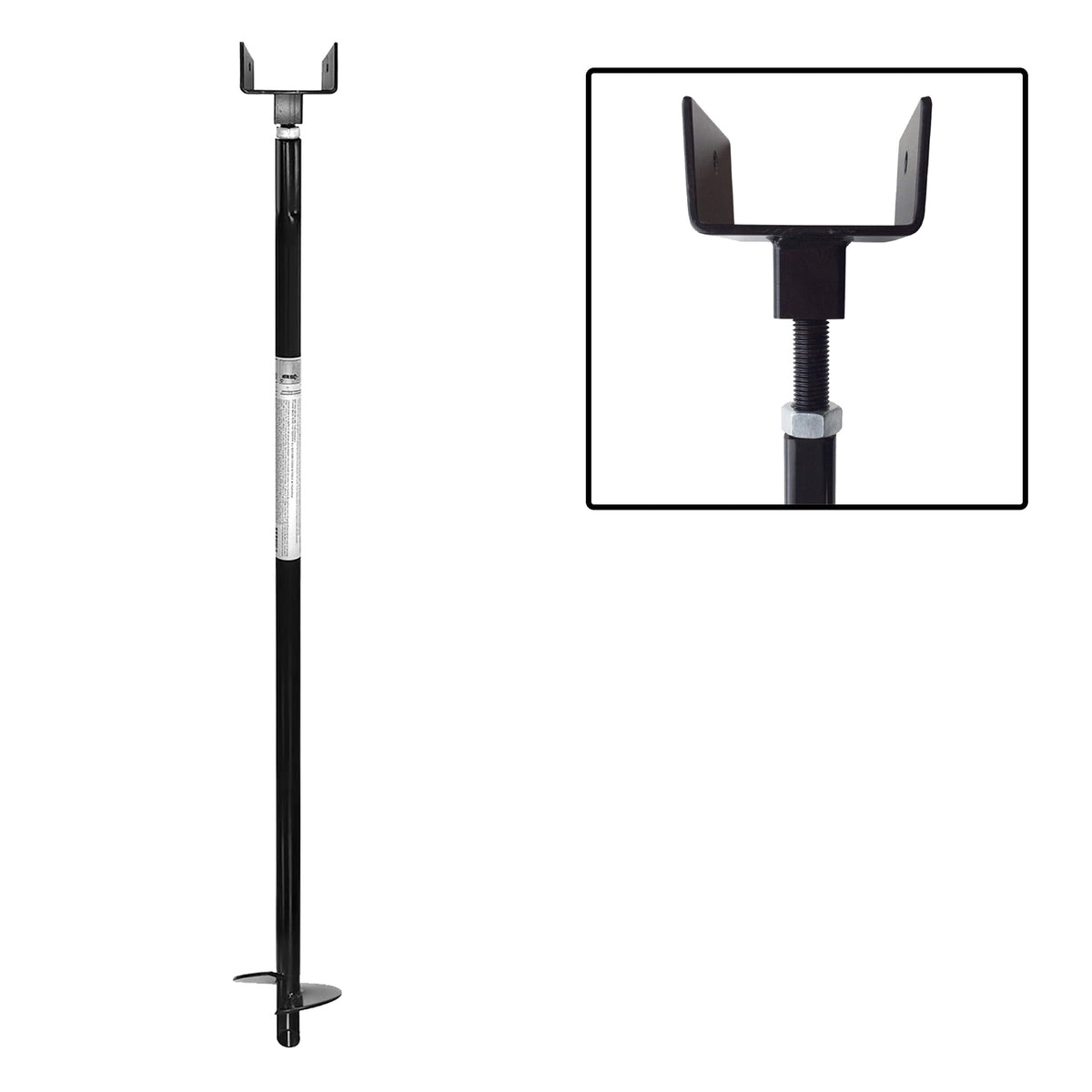 Pieu noir ajustable, 50″