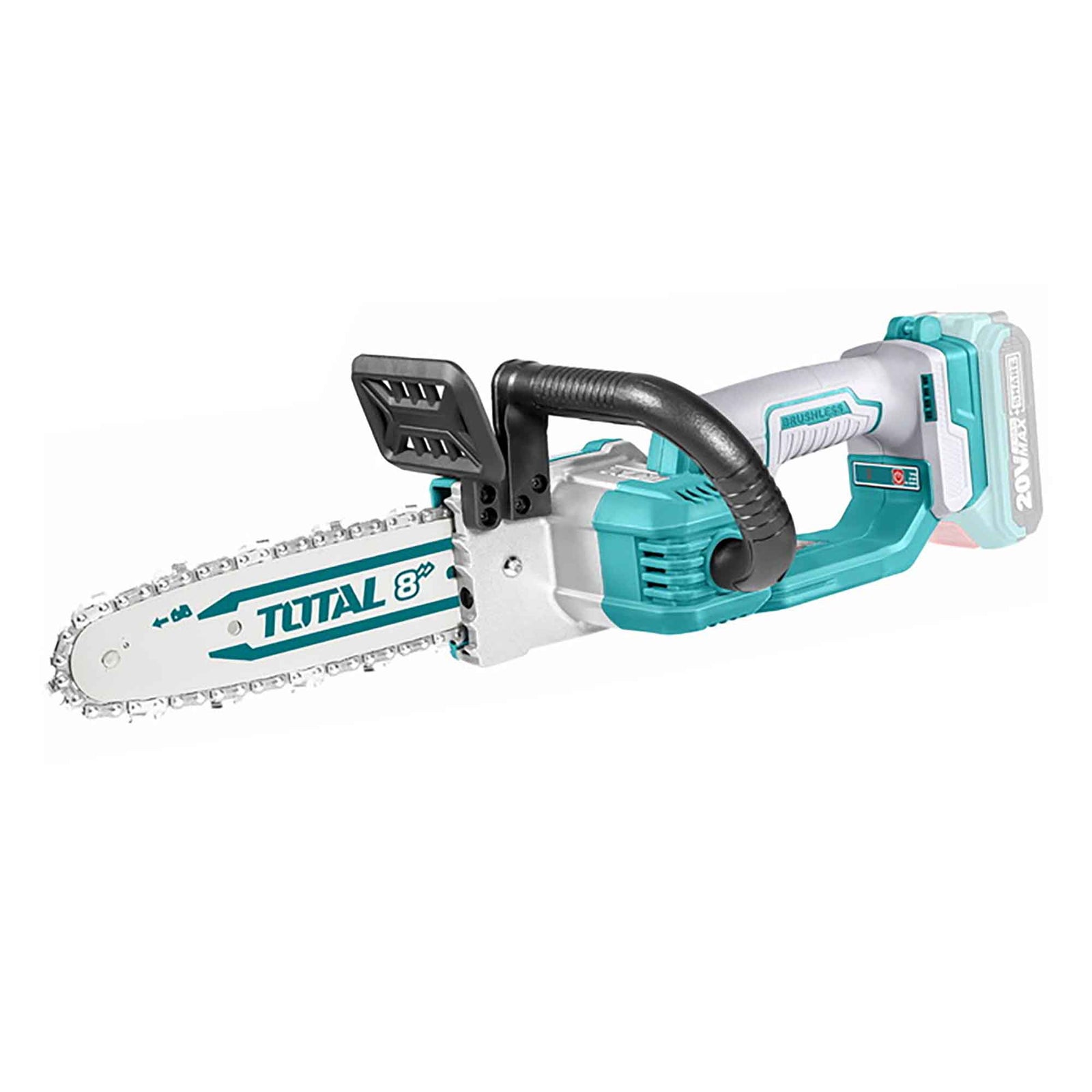 Scie à chaine 8'' à batterie, sans balais, 20 Volts