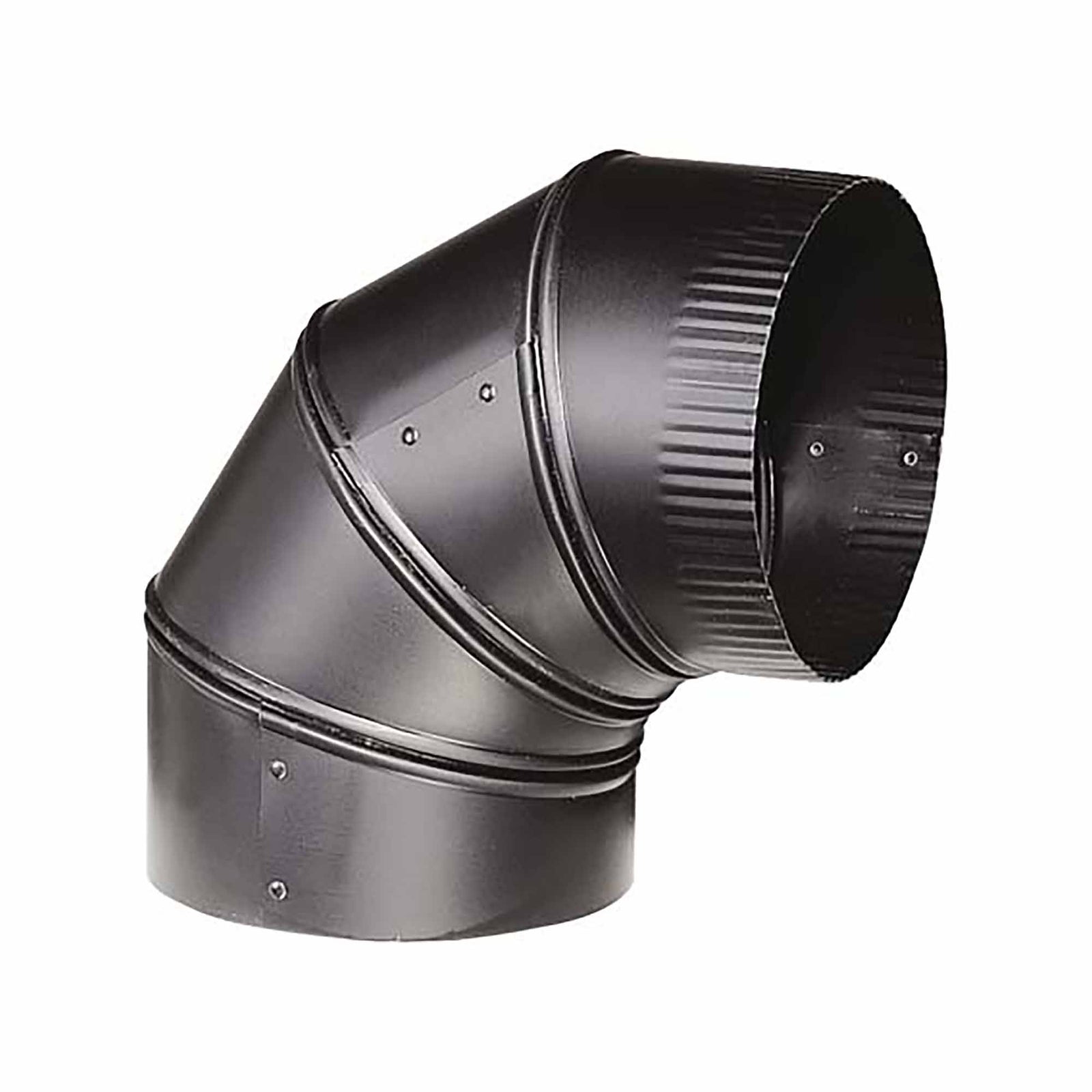 Coude de poêle ajustable de 90°, 6''