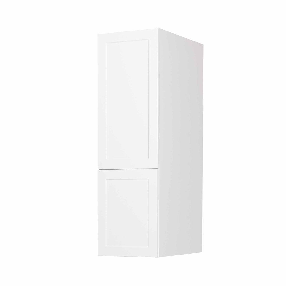 Module de garde-manger de style Shaker en mélamine blanche avec 2 portes, 15&quot;