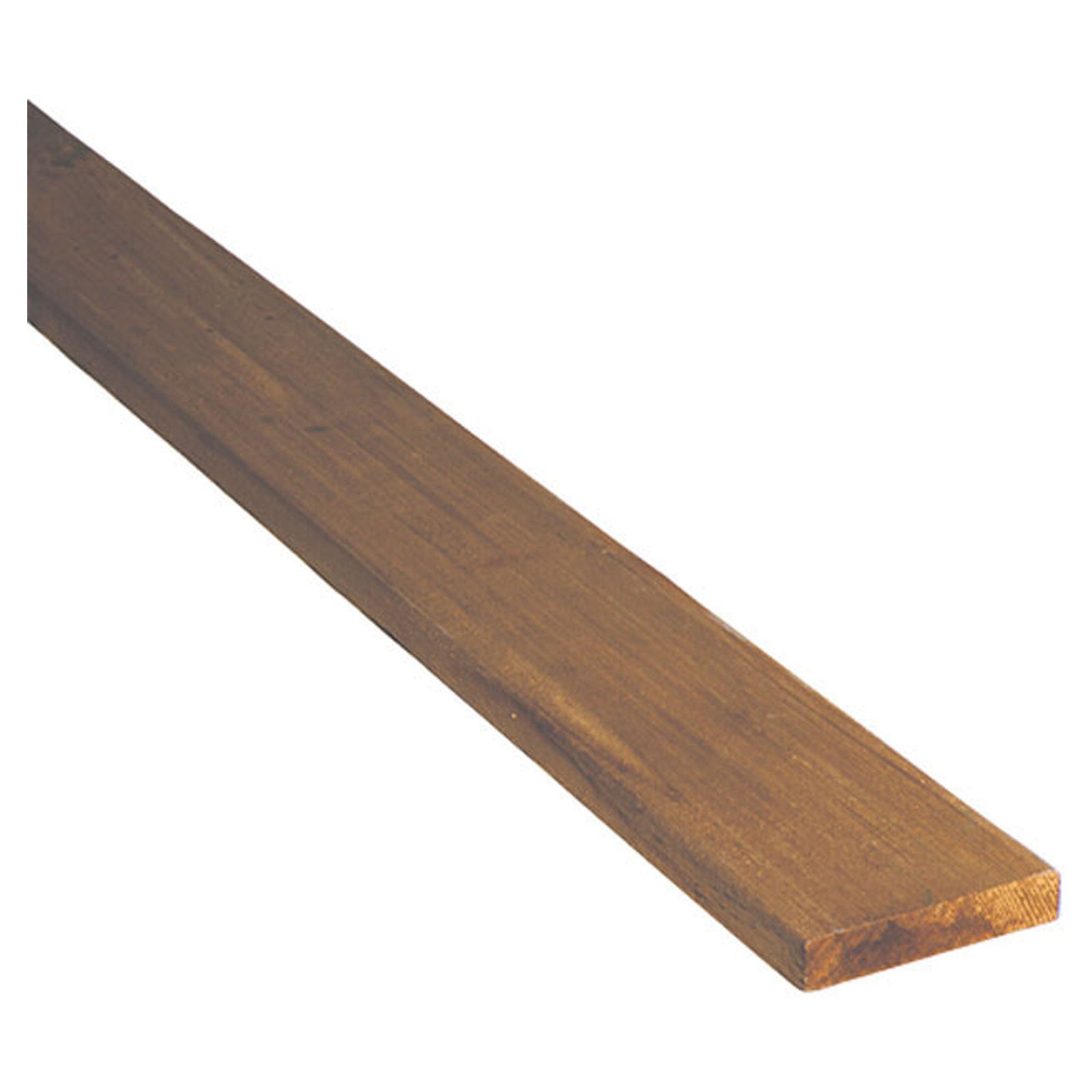 Longueur de bois traité, couleur cèdre, 1', x 6'' x 4' 