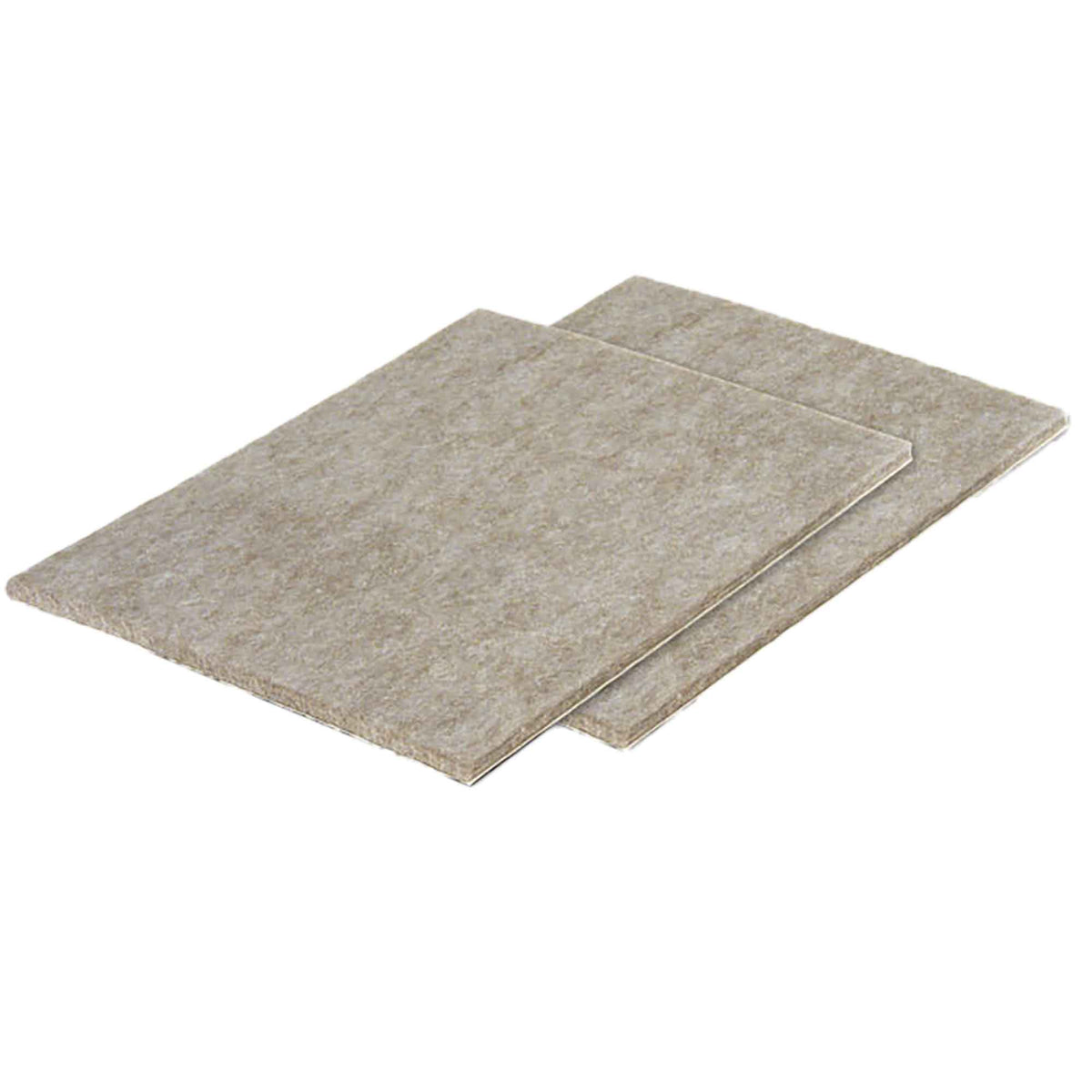 Feltac économique en feuille, 4-1/2'' x 6'', beige (emballage de 2)