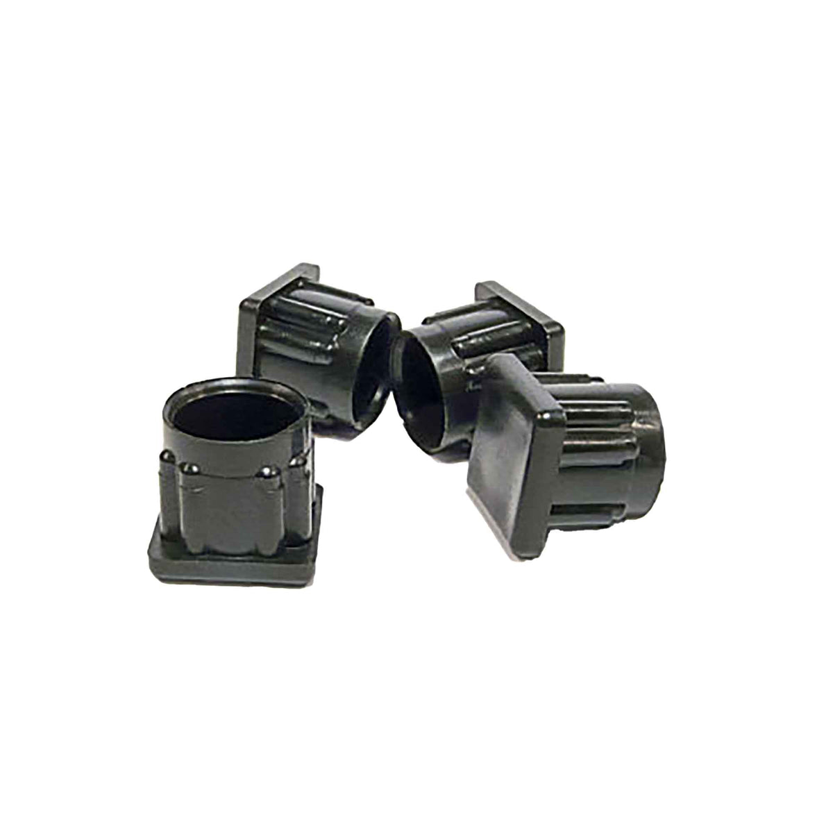 Patin carré, droit, noir, 15/16'' (emballage de 4)