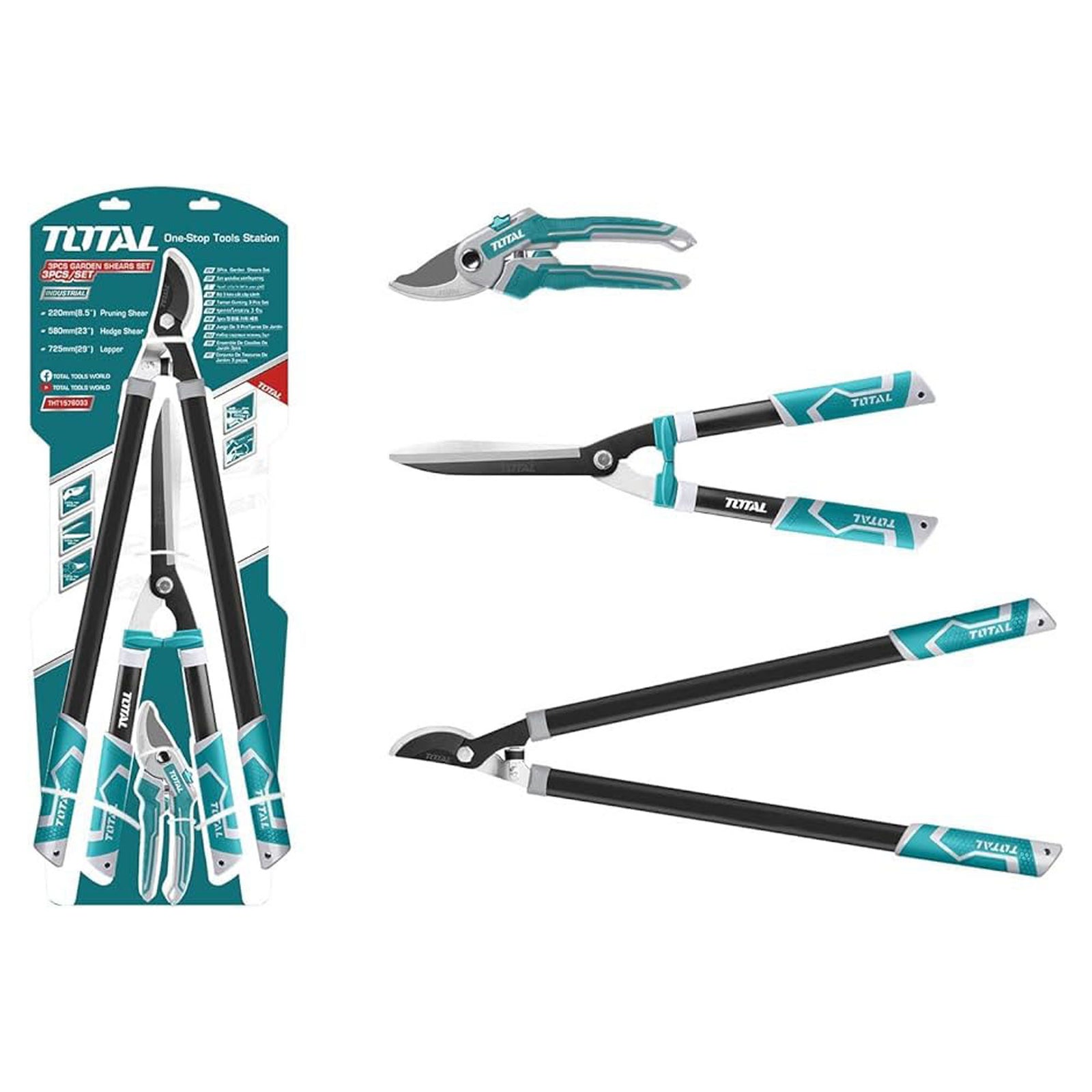 Ensemble de 3 coupe branche, Total tool