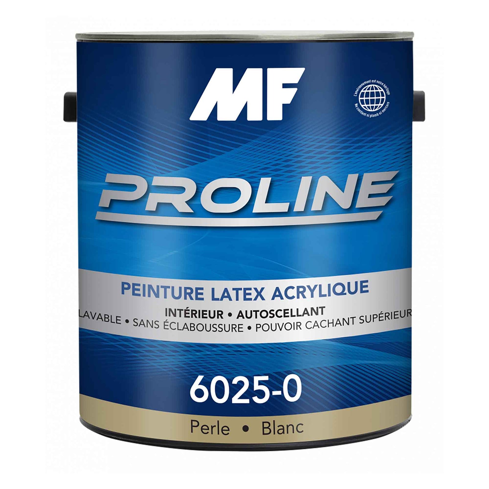 Peinture intérieur Proline, latex, velours, blanc, 3,78 litres