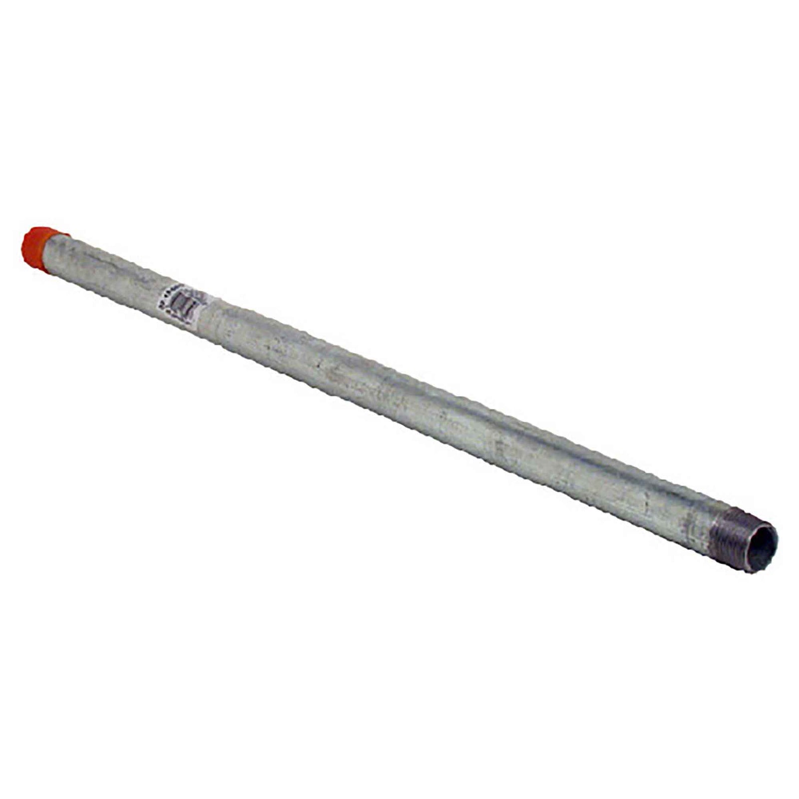 Mamelon en acier galvanisé, 1-1/4" x 36"