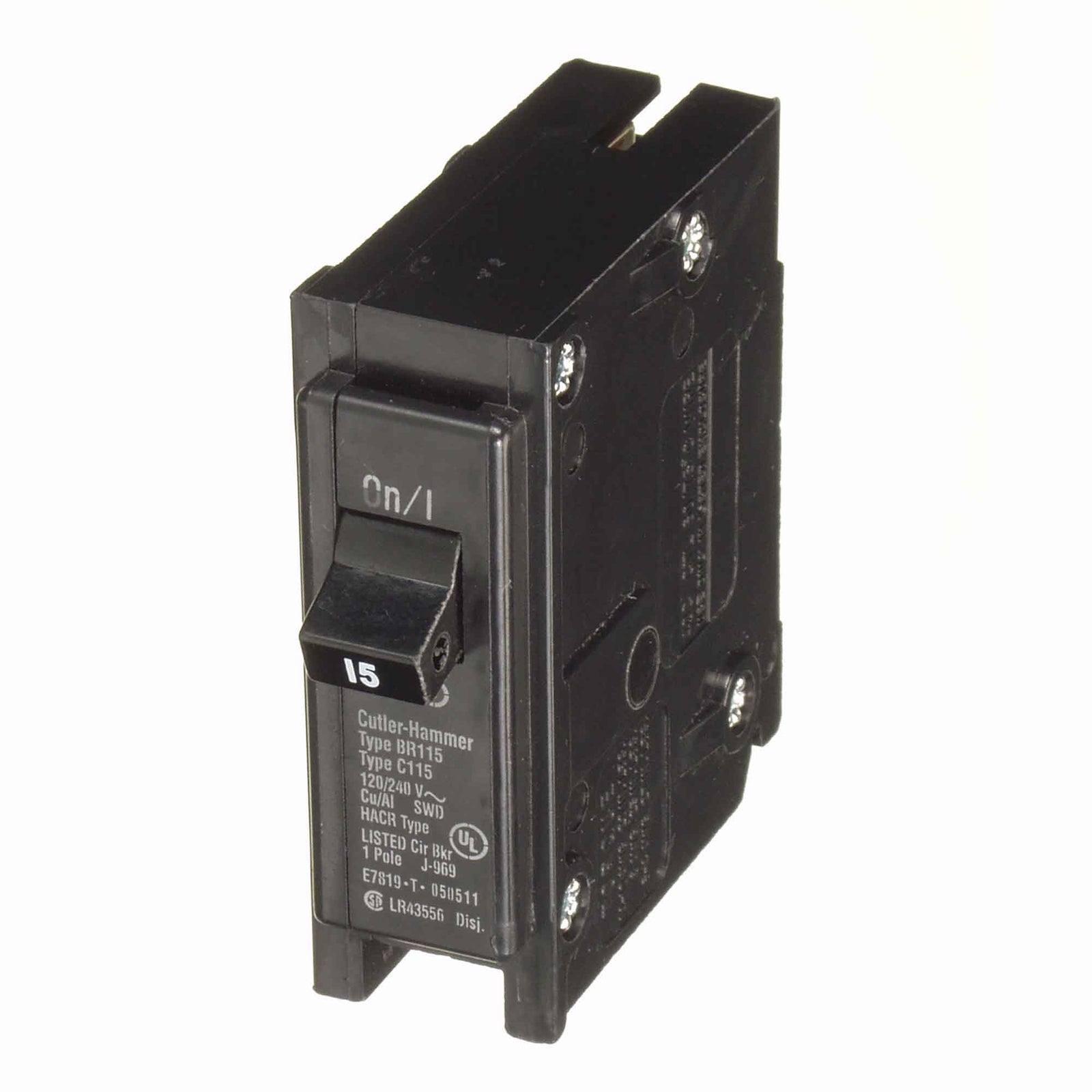 Disjoncteur unipolaire BR 15 A-120/240 V