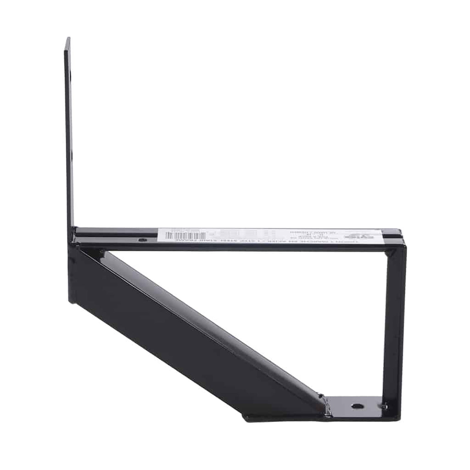 Limon en acier de 1 marche, noir