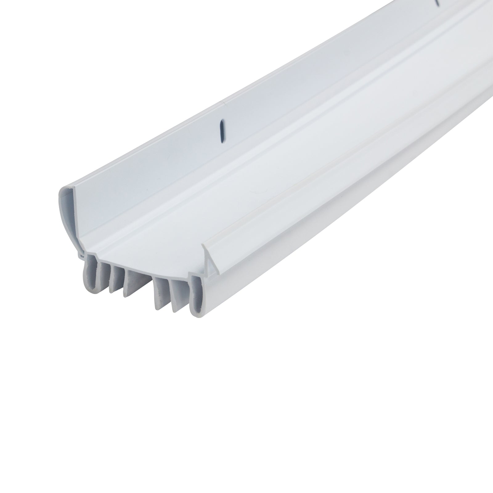 Bas de porte en vinyle "Le discret" avec cache-vis et ailettes 36''