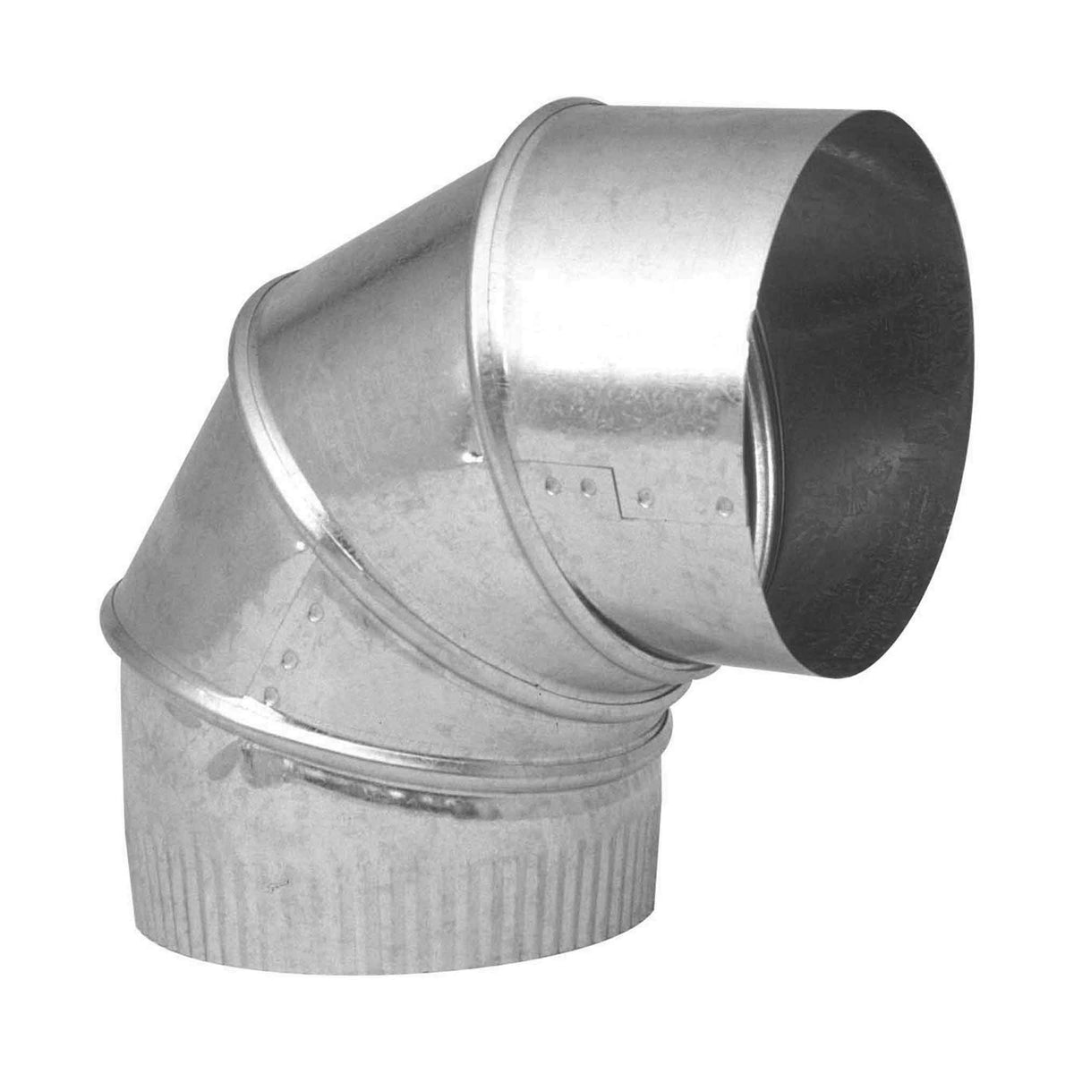 Coude réglable de 90° en acier galvanisé de calibre 30, 7&quot;  