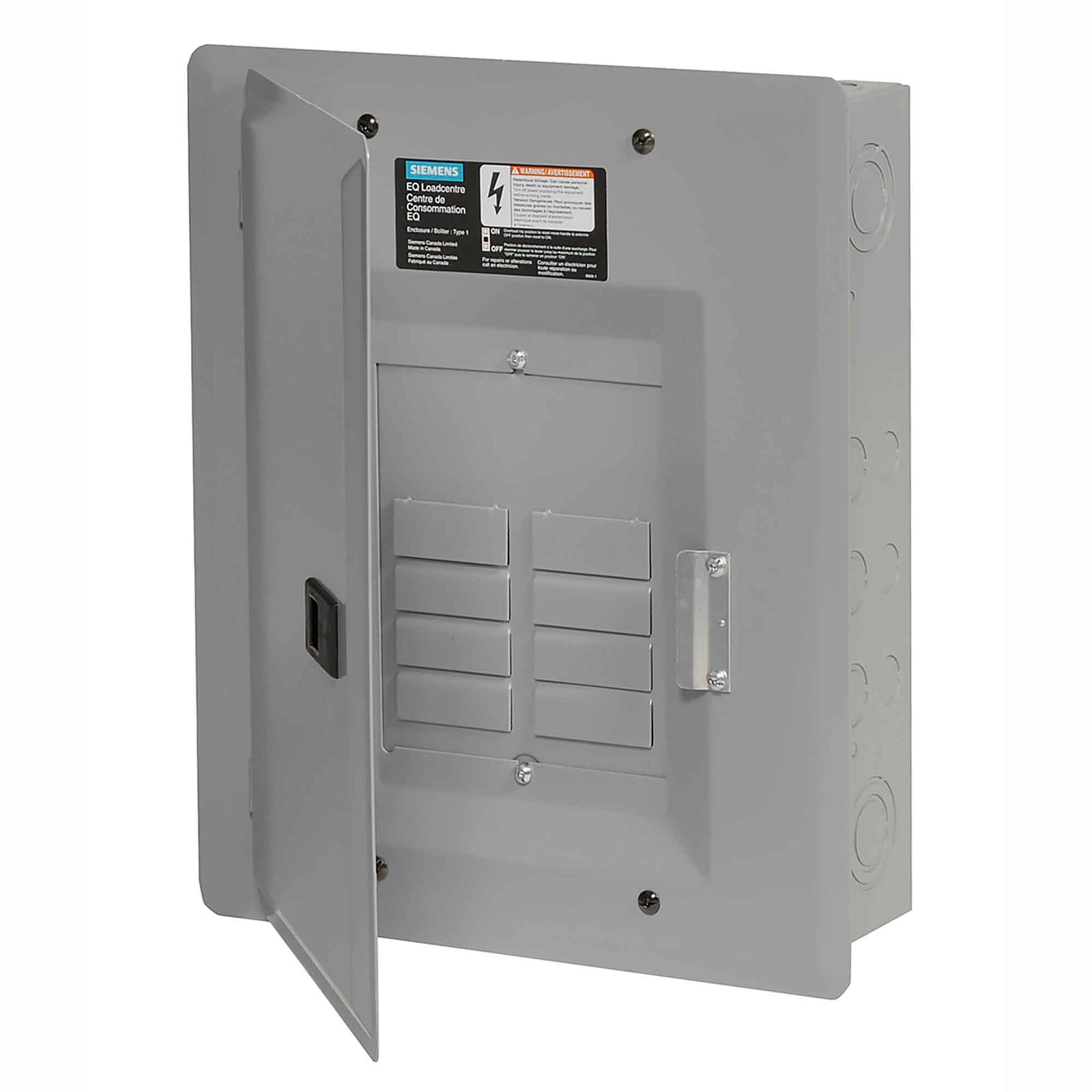 Panneau SIEMENS, type Q, 8 circuits