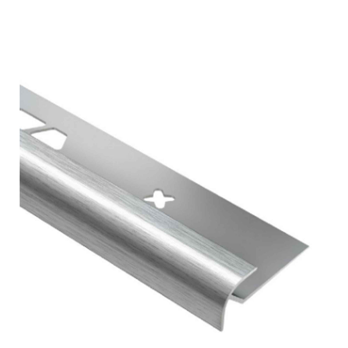 Moulure profilée ronde VINPRO-RO en aluminium chromé brossé, 5/32''