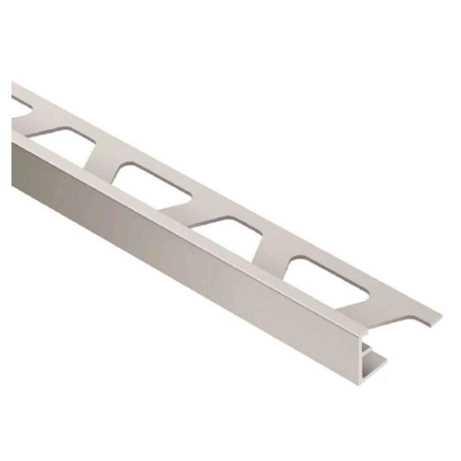 Moulure profilée de finition nickel mat, 1/2''