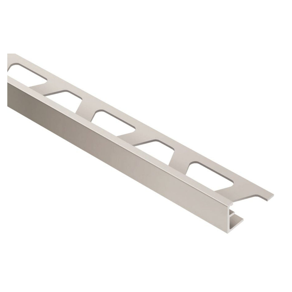 Profilé SCHEINE en aluminium anodisé nickel mat, 1/4'' 