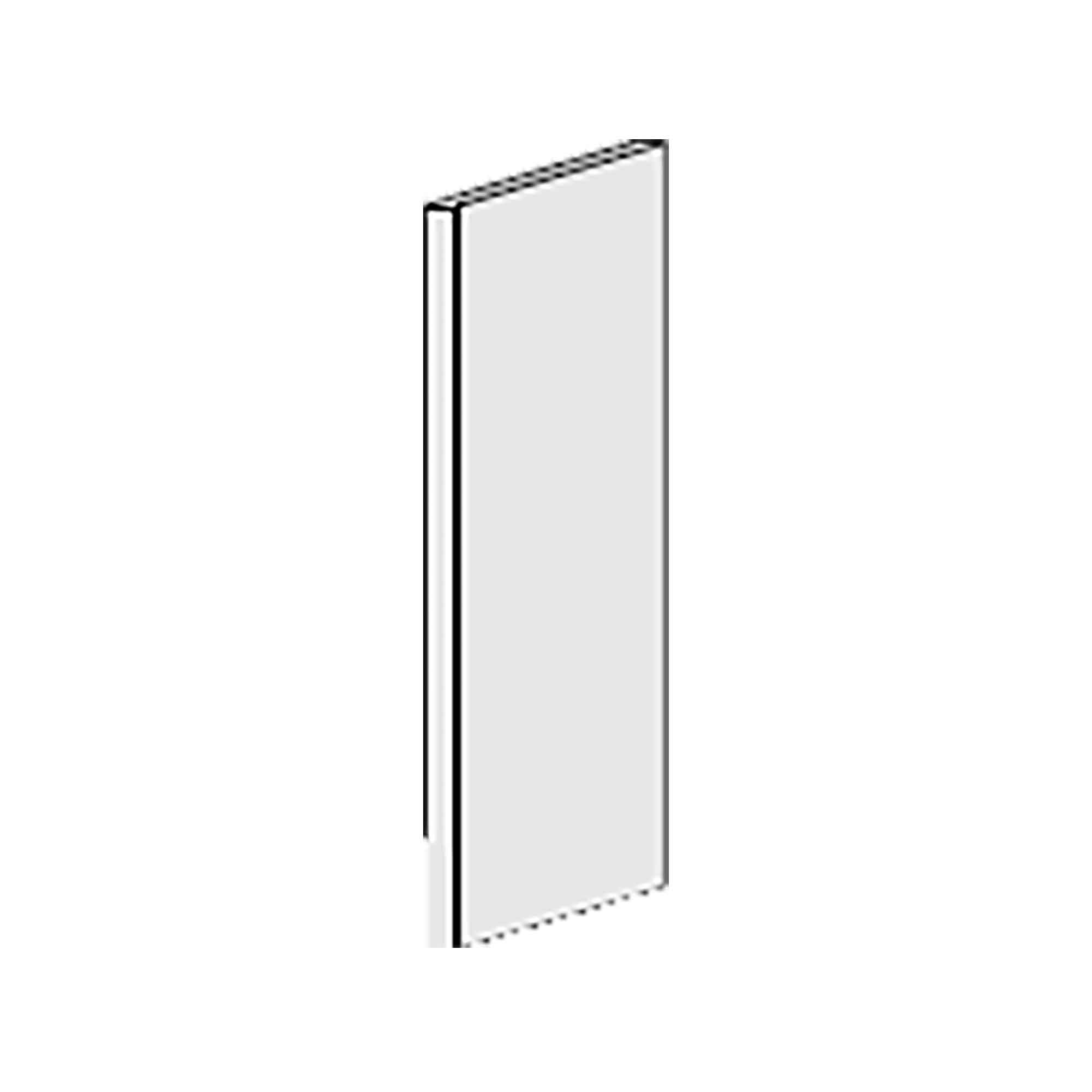 Panneau d'armoire décoratif 12'' x 36'', gris lustré
