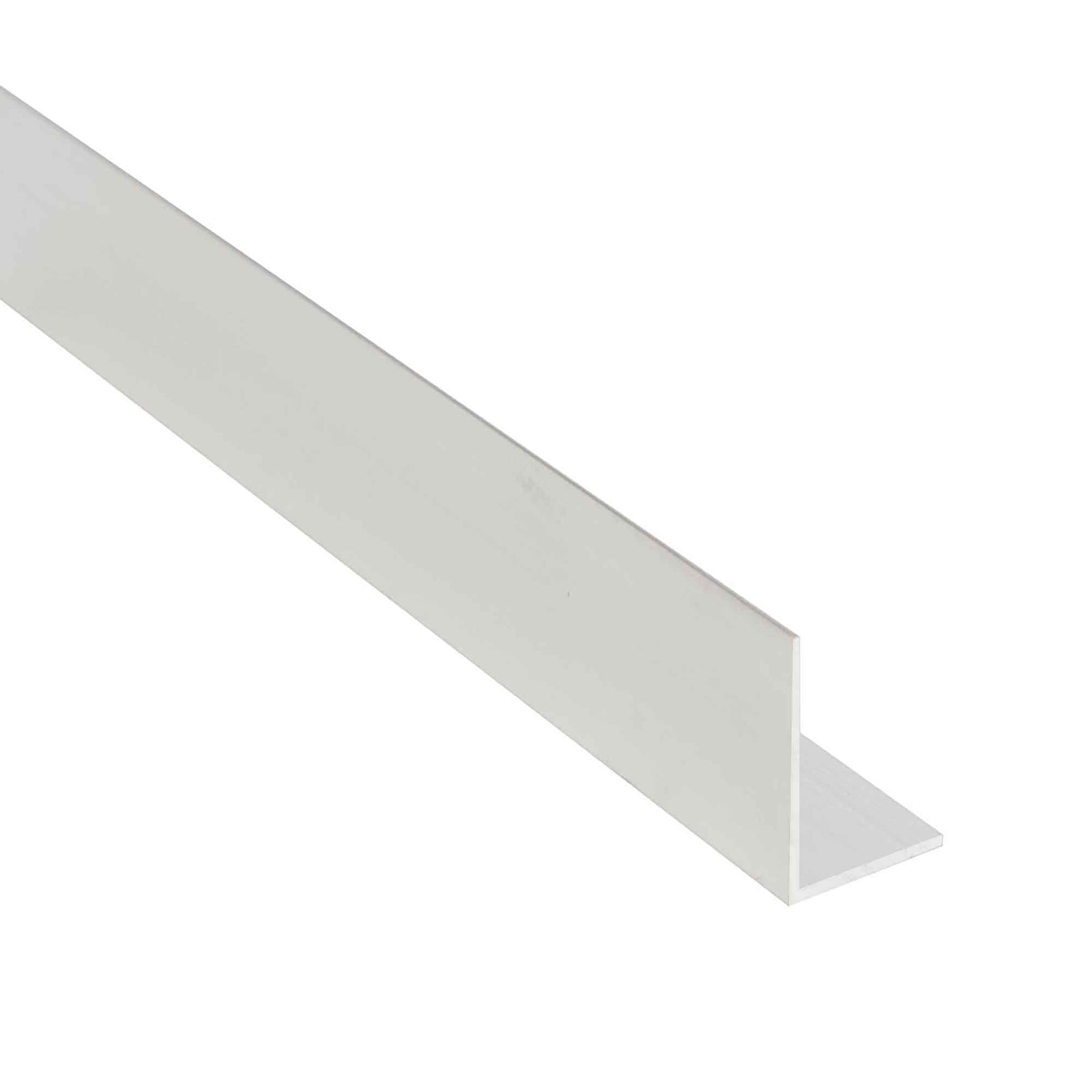 Cornière en aluminium au fini Mira lustré, 1/2" x 1/2" x 8'