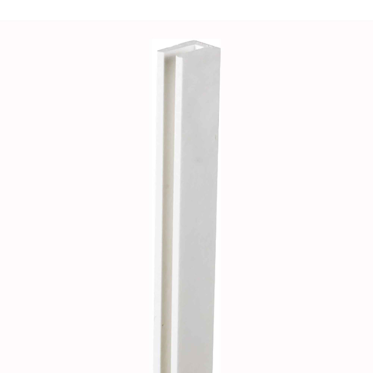 Moulure de finition en PVC en U pour Treillis, 3/4&#39;&#39; x 1-1/4&#39;&#39; x 98&#39;&#39;, sierra