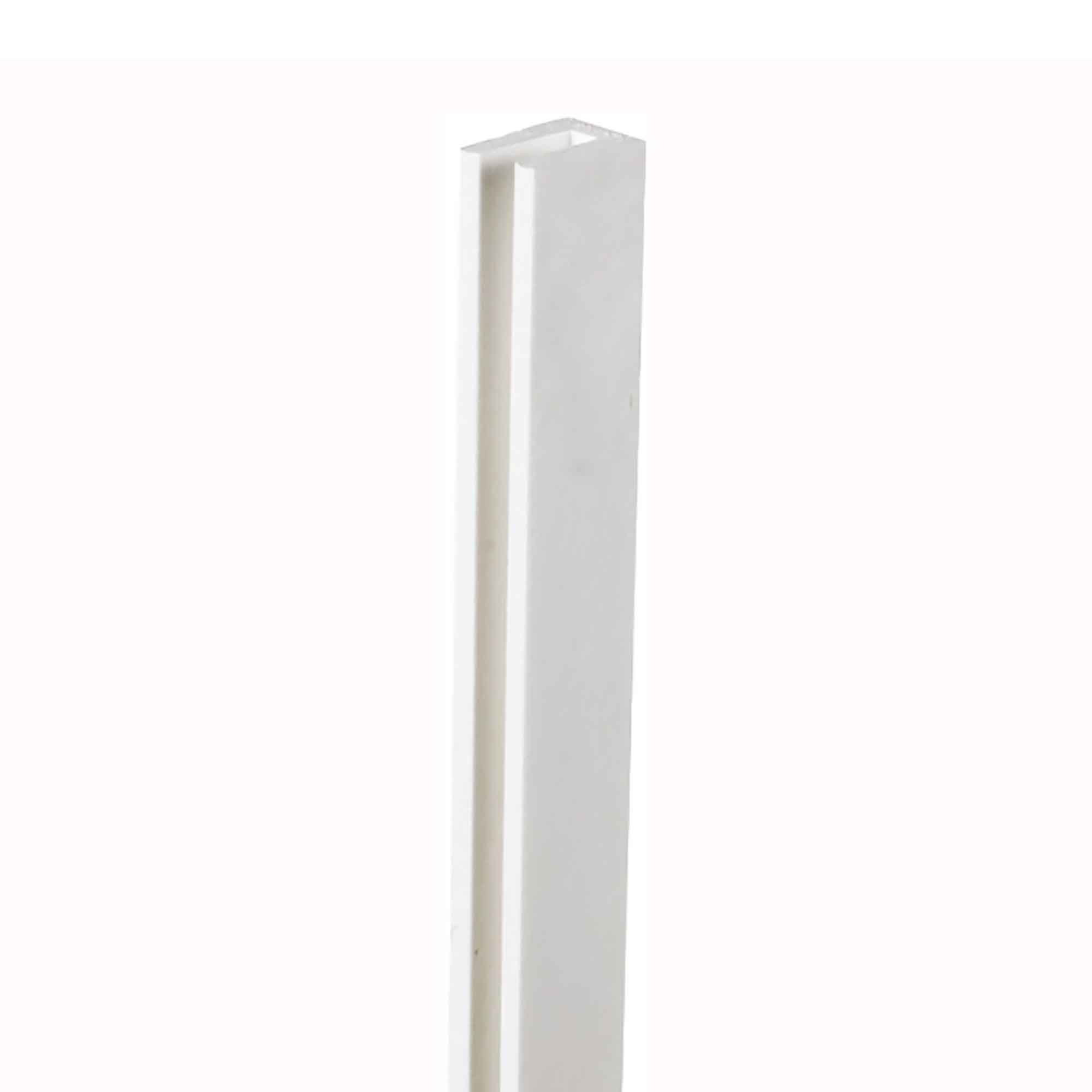 Moulure de finition en PVC en U pour Treillis, 3/4'' x 1-1/4'' x 98'', sierra