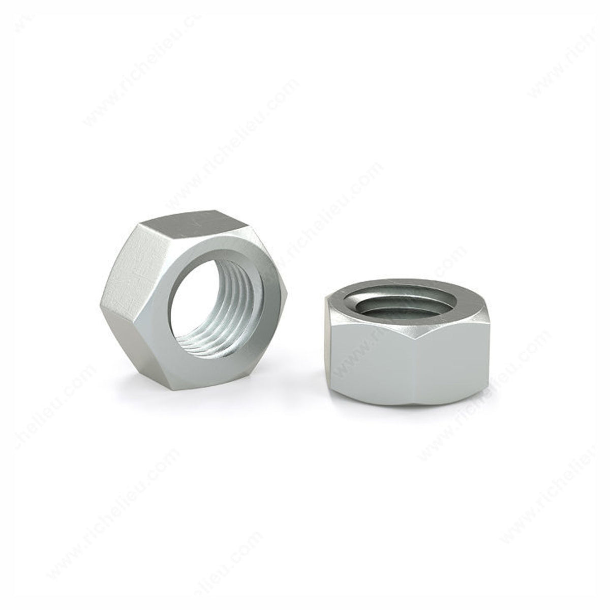 Écrou hexagonal, zinc, 1/4'' (emballage de 100)