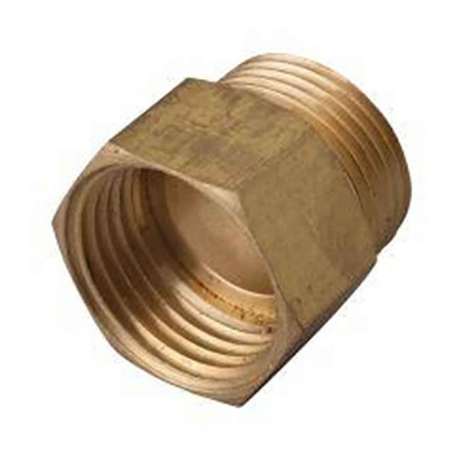 Connecteur en laiton de tuyau d'arrosage, 3/4'' femelles x 3/4 filetages mâles