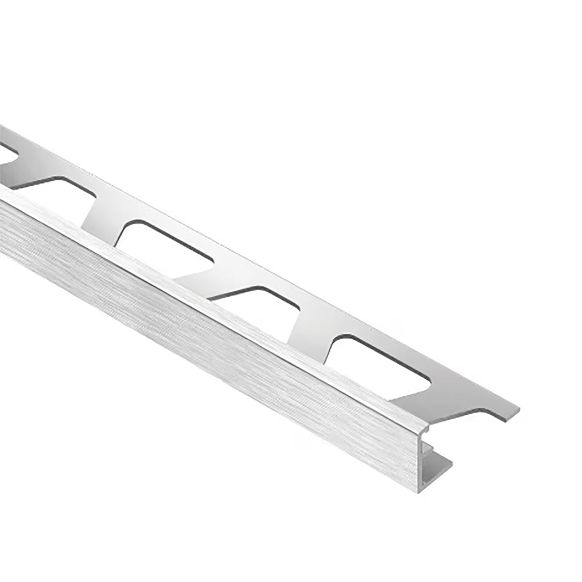 Moulure profilée de finition extérieure chrome brossé, 1/2''