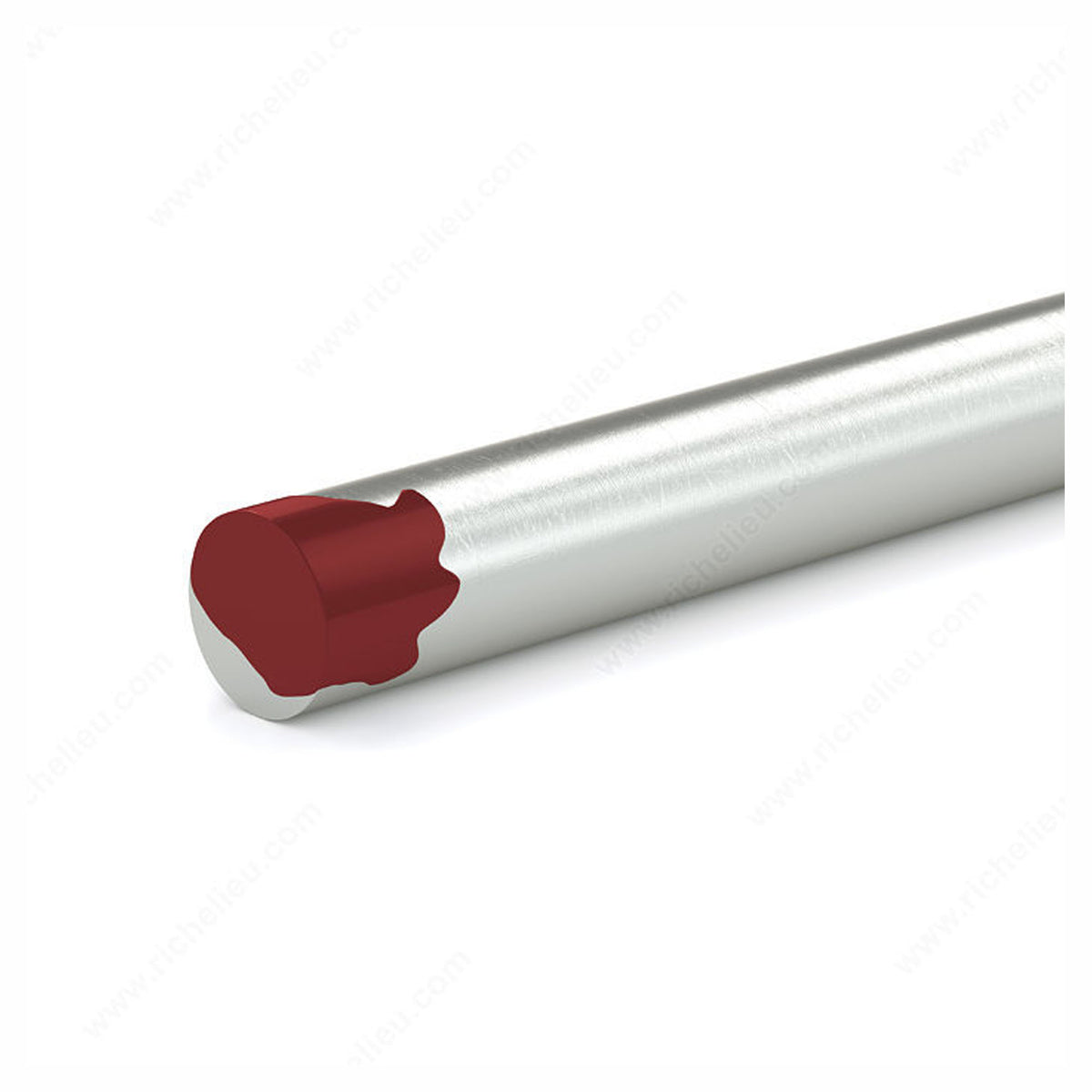 Tige non filetée, acier, rouge, 5/16'' x 36''