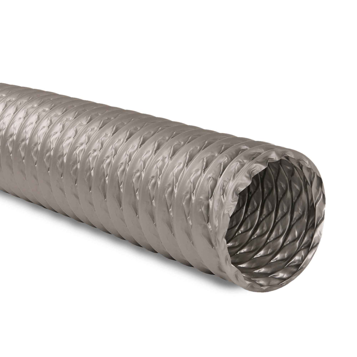 Conduit d&#39;air en vinyle gris, 4&quot; x 25&#39;