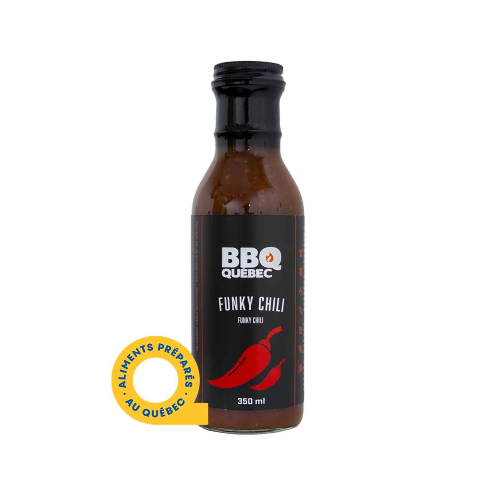Sauce Funky chili BBQ Québec, 350 ml
