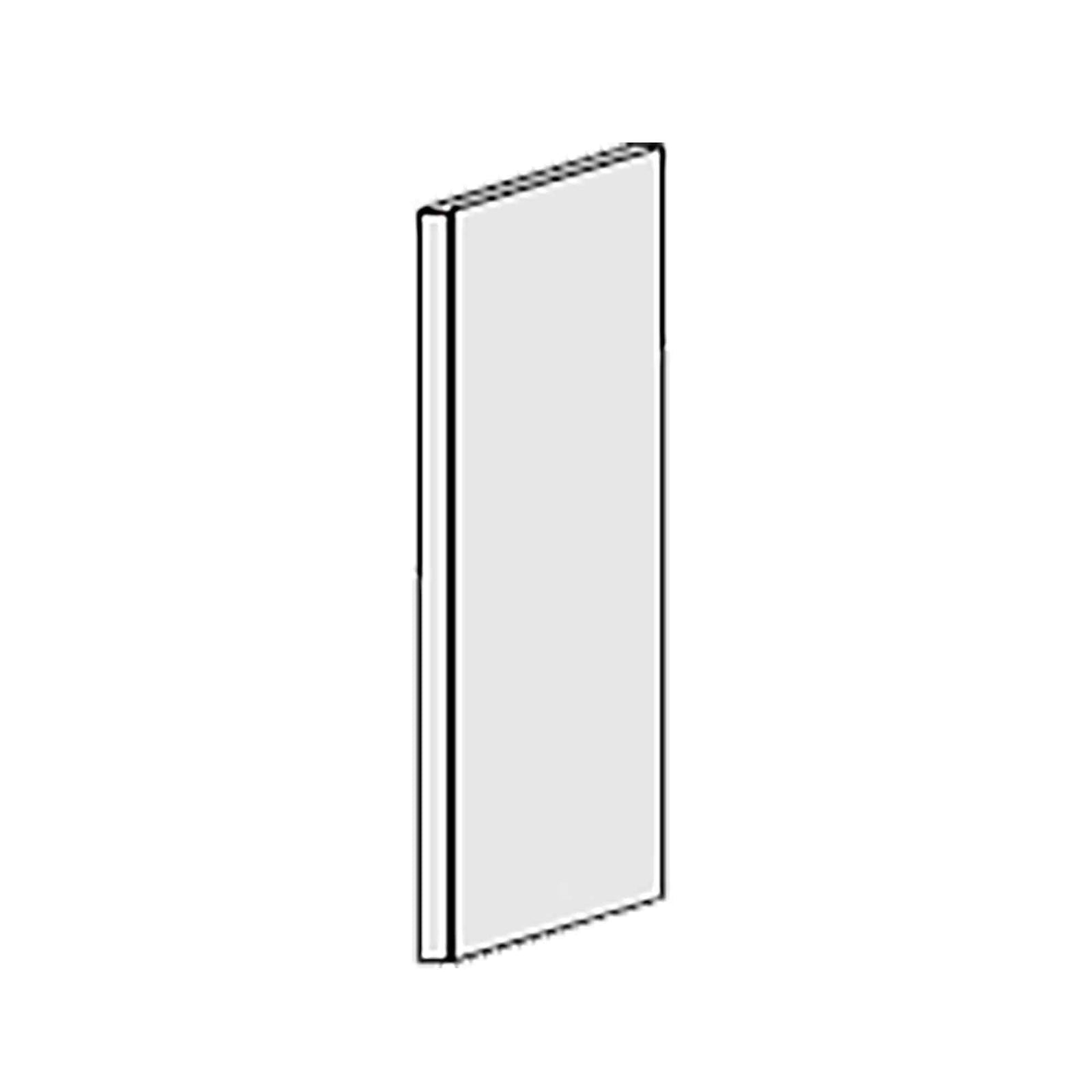 Panneau d'armoire décoratif 70'' X 34-¾'', gris lustré