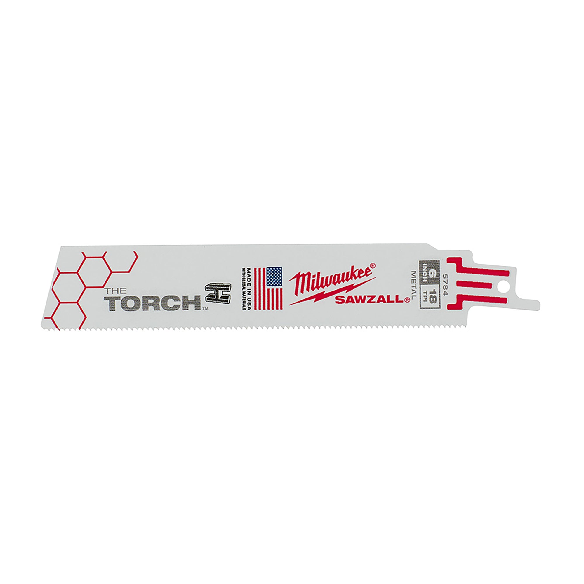 Lames SAWZALL THE TORCH à 18 DPP de 6 po (paq. 5)
