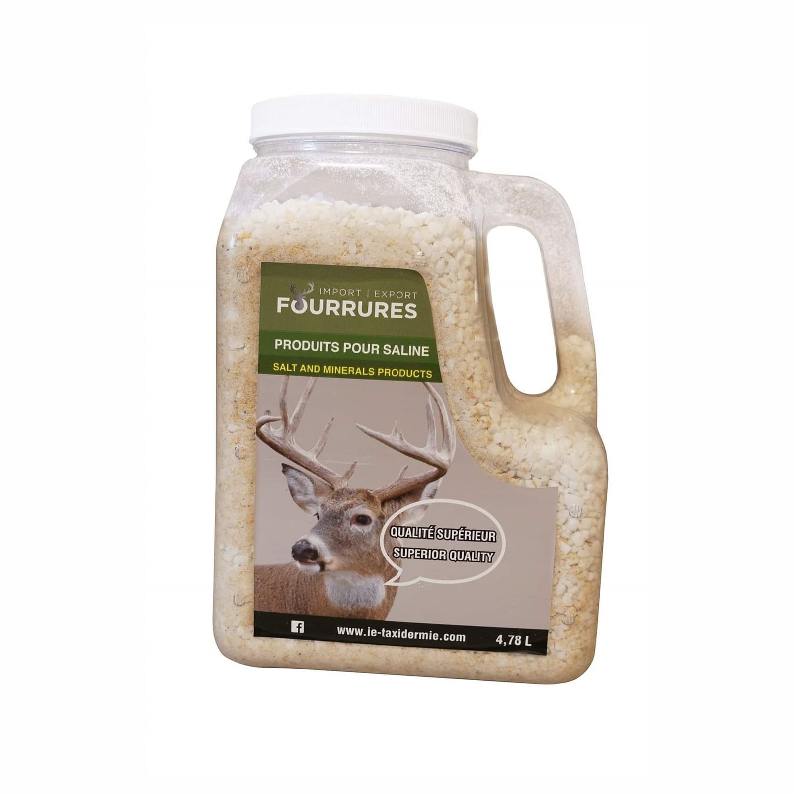 Produits de saline pour chevreuil, 4,78 litres