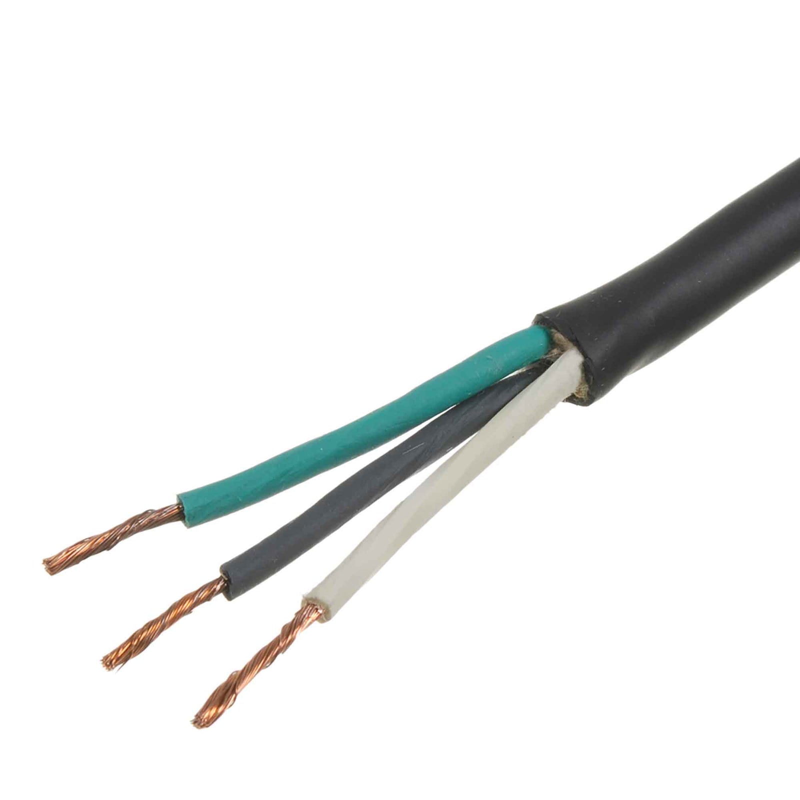 Fil rond noir 14/3 SJ00W, 75 M 