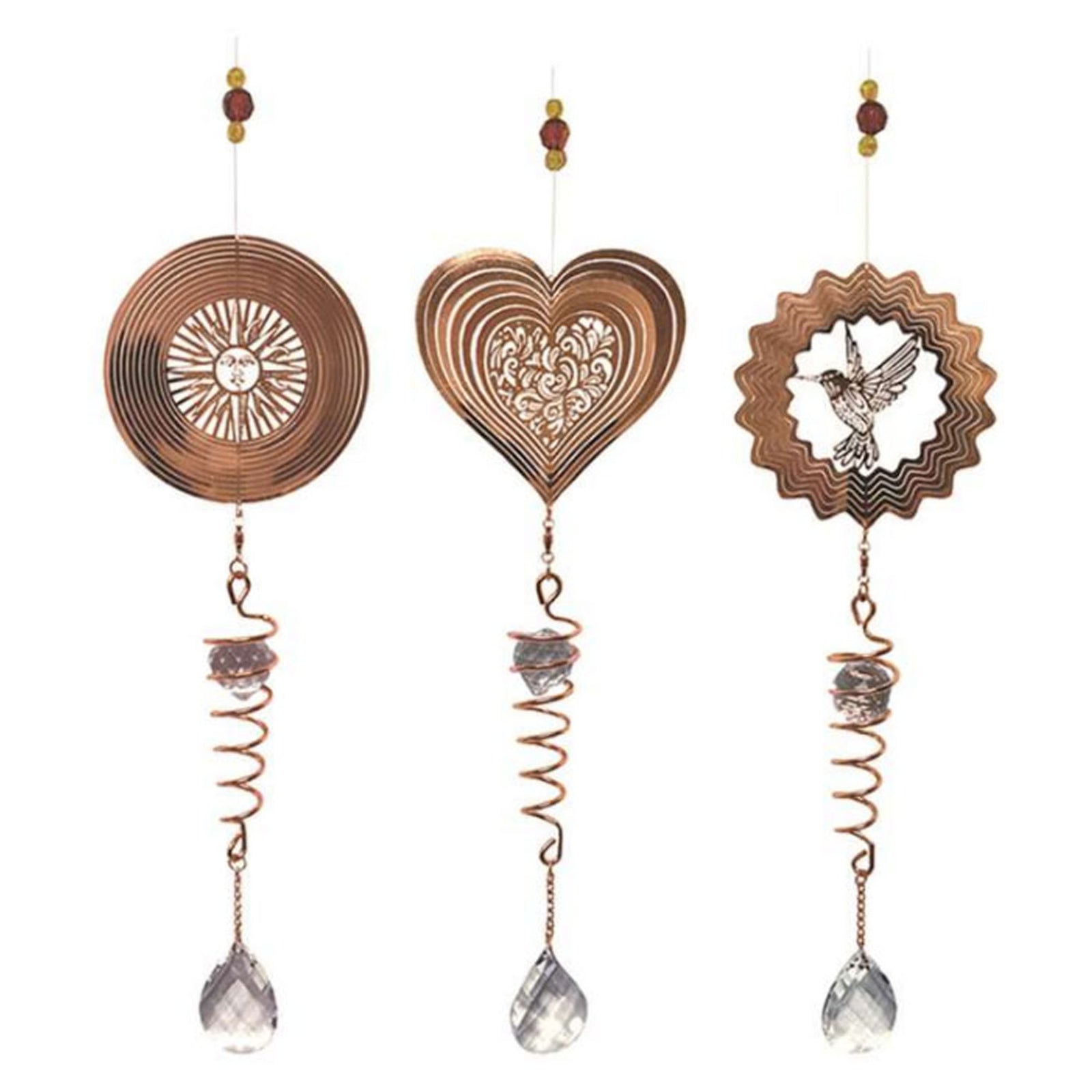 Carillon, Twister, Cuivre et cristal assorti