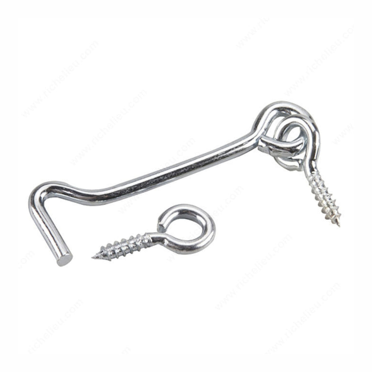 Crochet-anneau pour barrière, zinc, 2-1/2'' (emballage de 2)