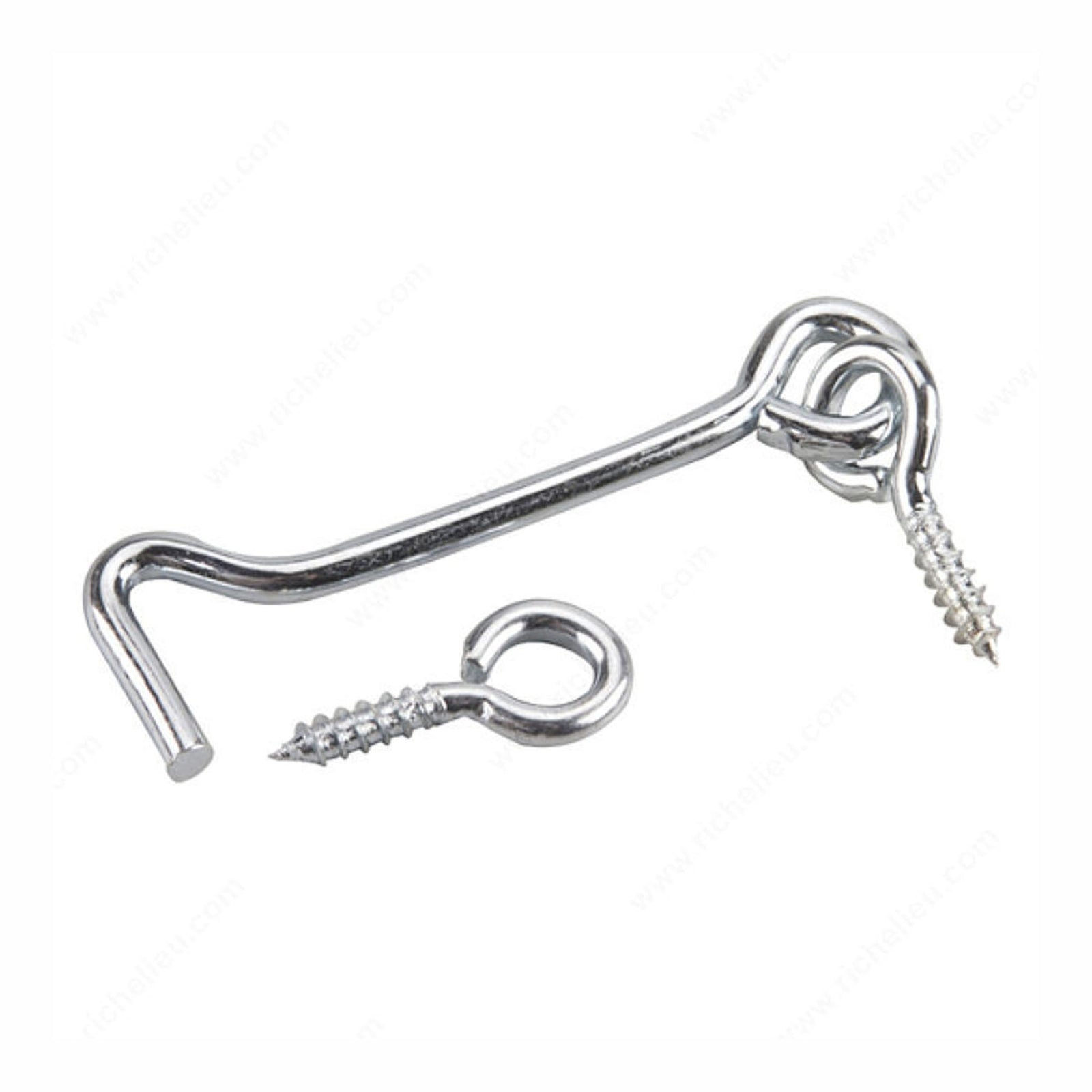 Crochet-anneau pour barrière, zinc, 2-1/2'' (emballage de 2)