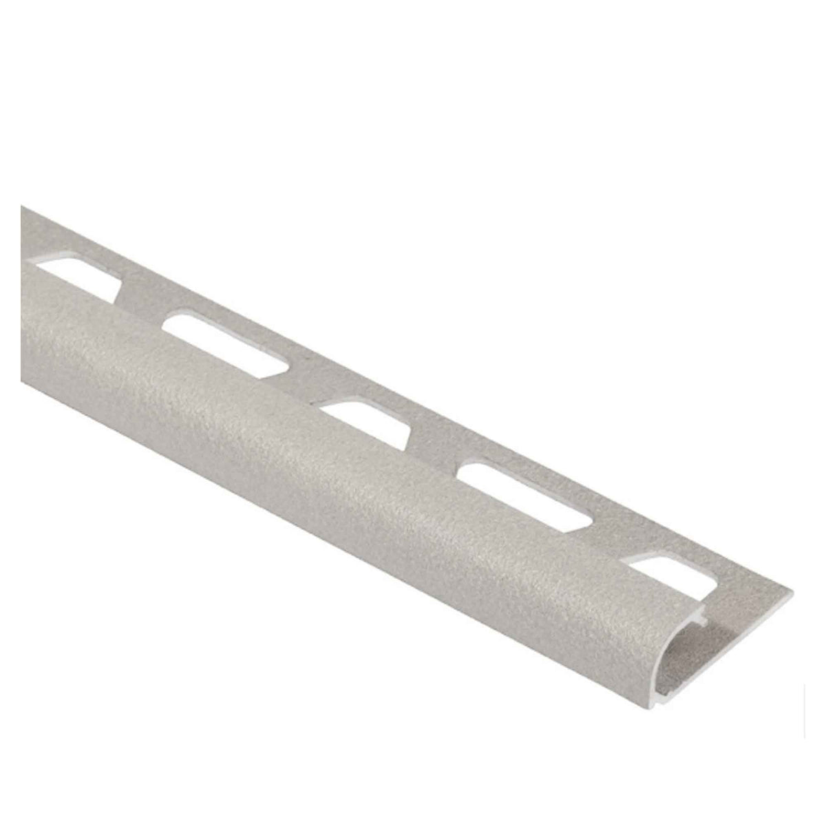 Profilé de finition rondec en aluminium grège 3/8'', 8'