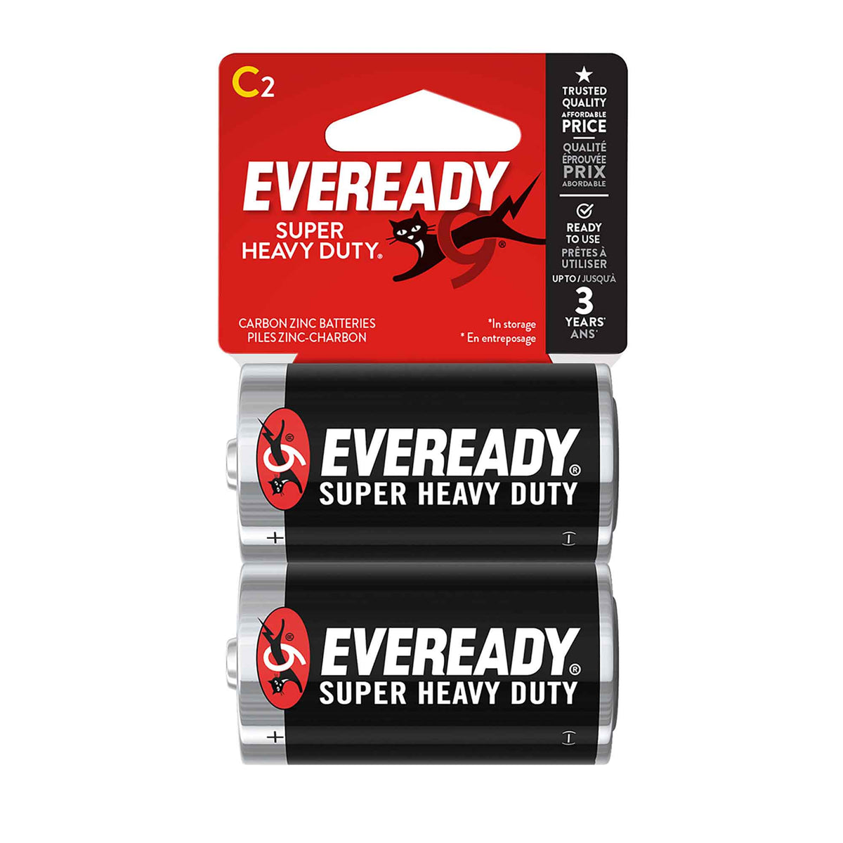 Pile alcaline, Eveready, C (emballage de 2)