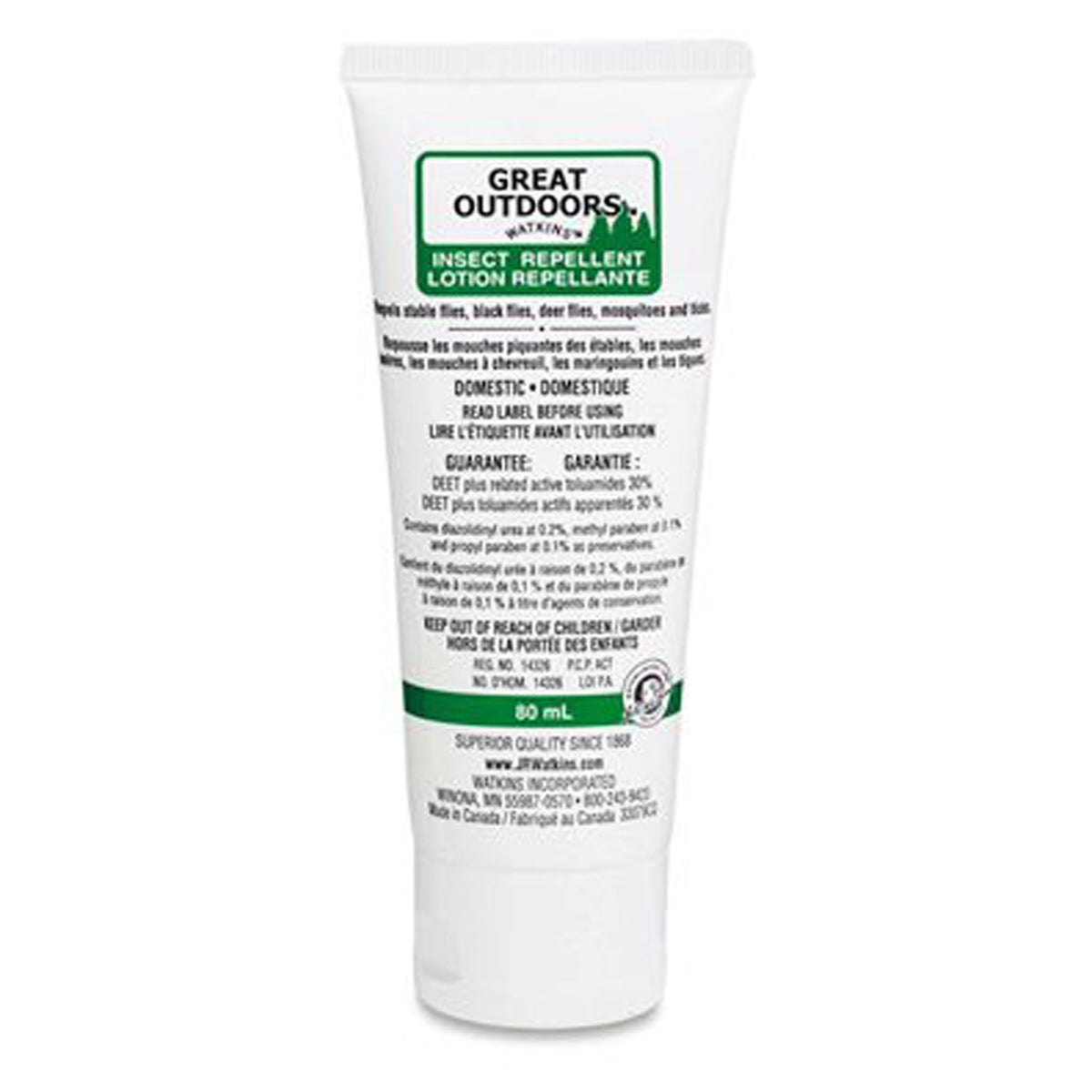 Chasse moustique, Great Outdoors de Watkins, 80 ml