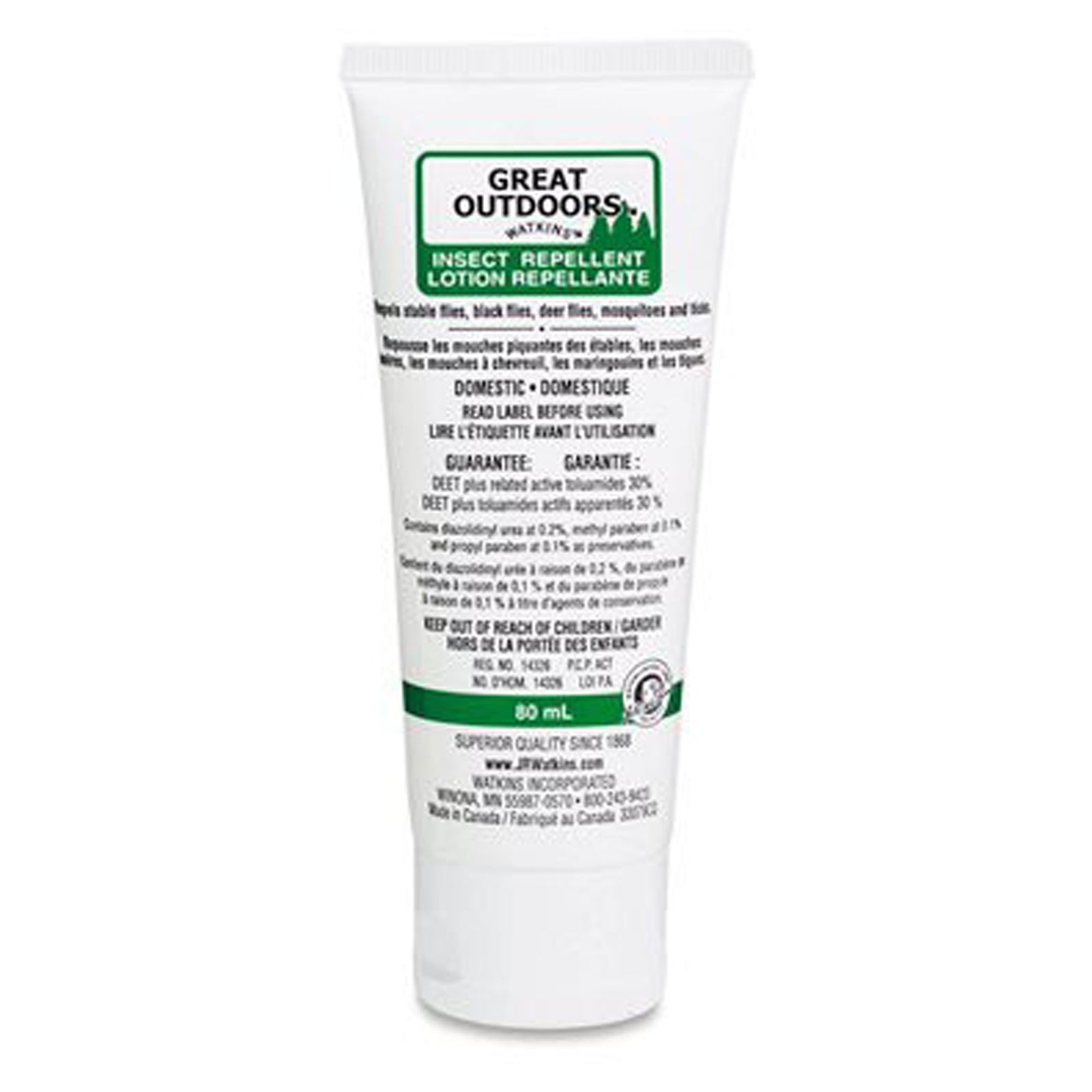 Chasse moustique, Great Outdoors de Watkins, 80 ml