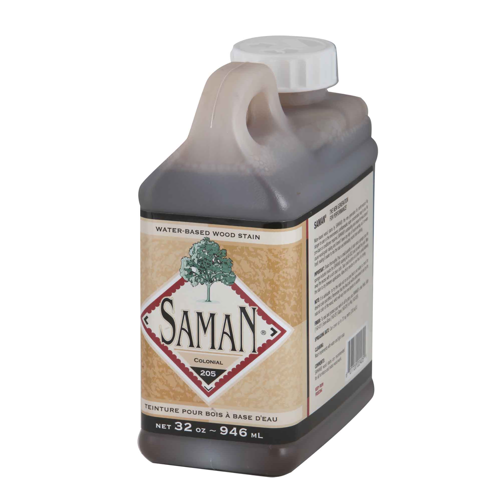 Teinture pour bois à base d'eau Colonial, 946 ml                 