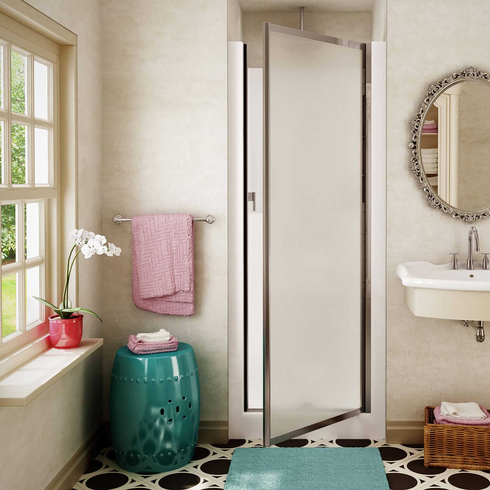 Cabine de douche Jasmin DI II en acrylique