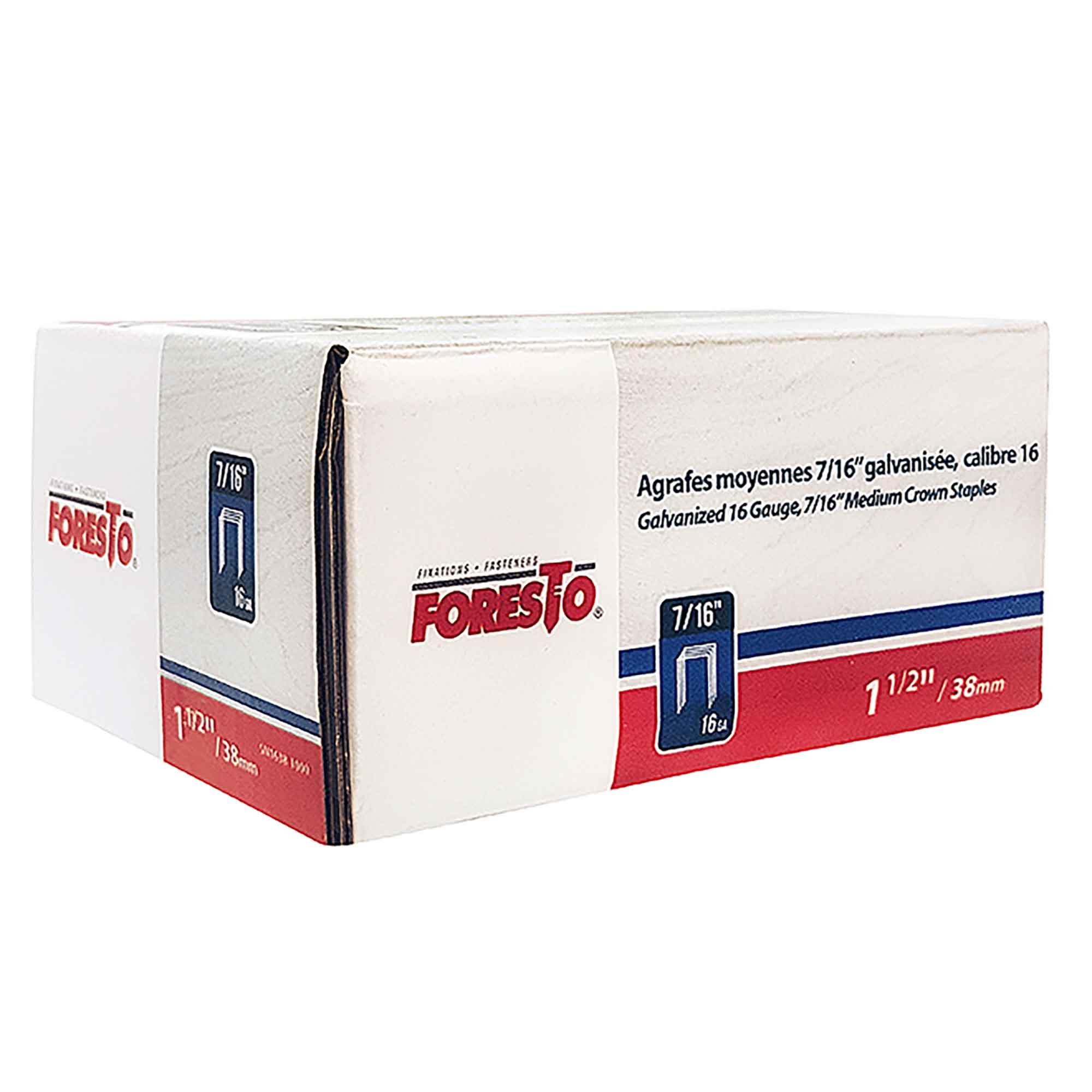 Agrafe en acier inoxydable, 2’’ x 7/16 ’’