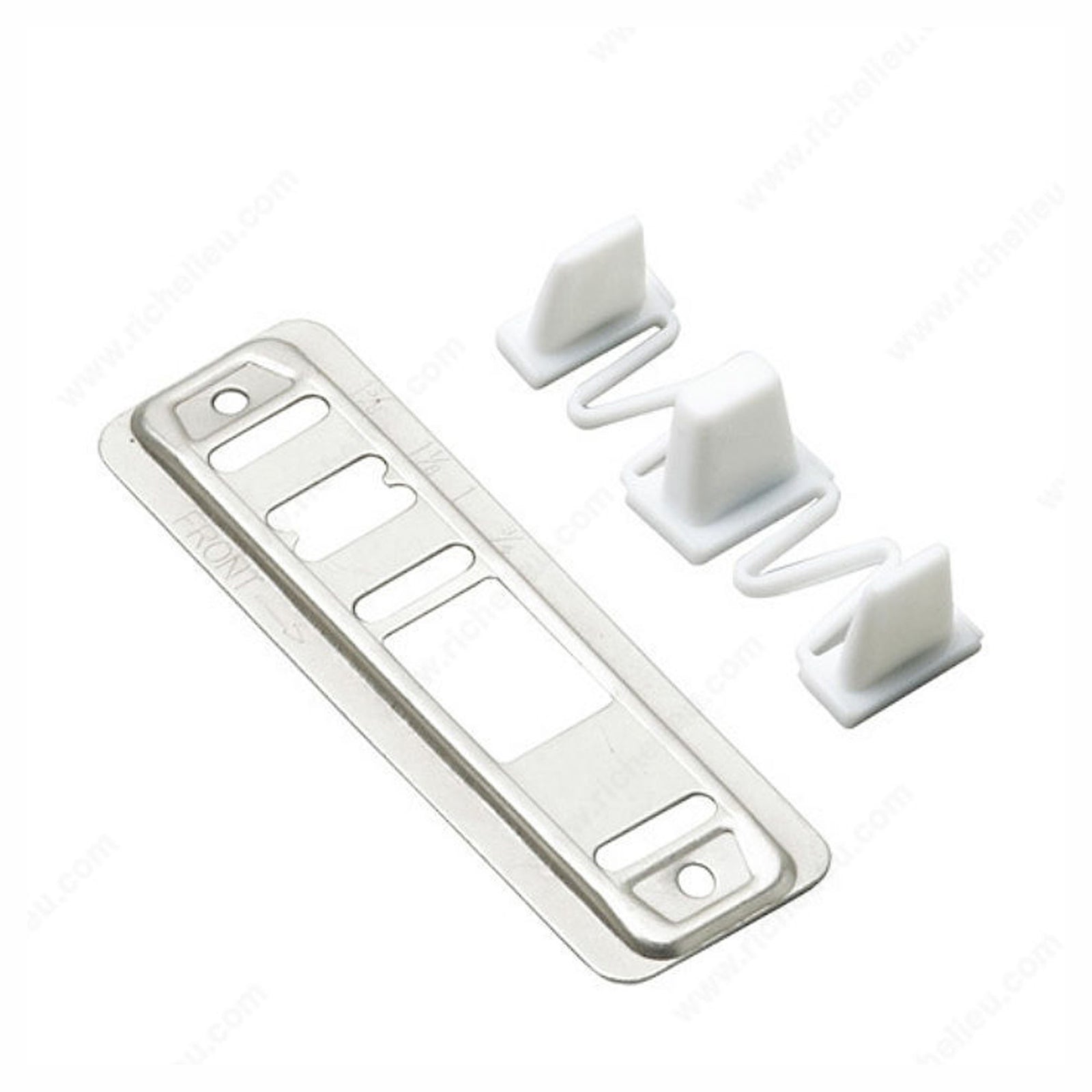 Guide de plancher réglable pour porte coulissante, plastique / métal