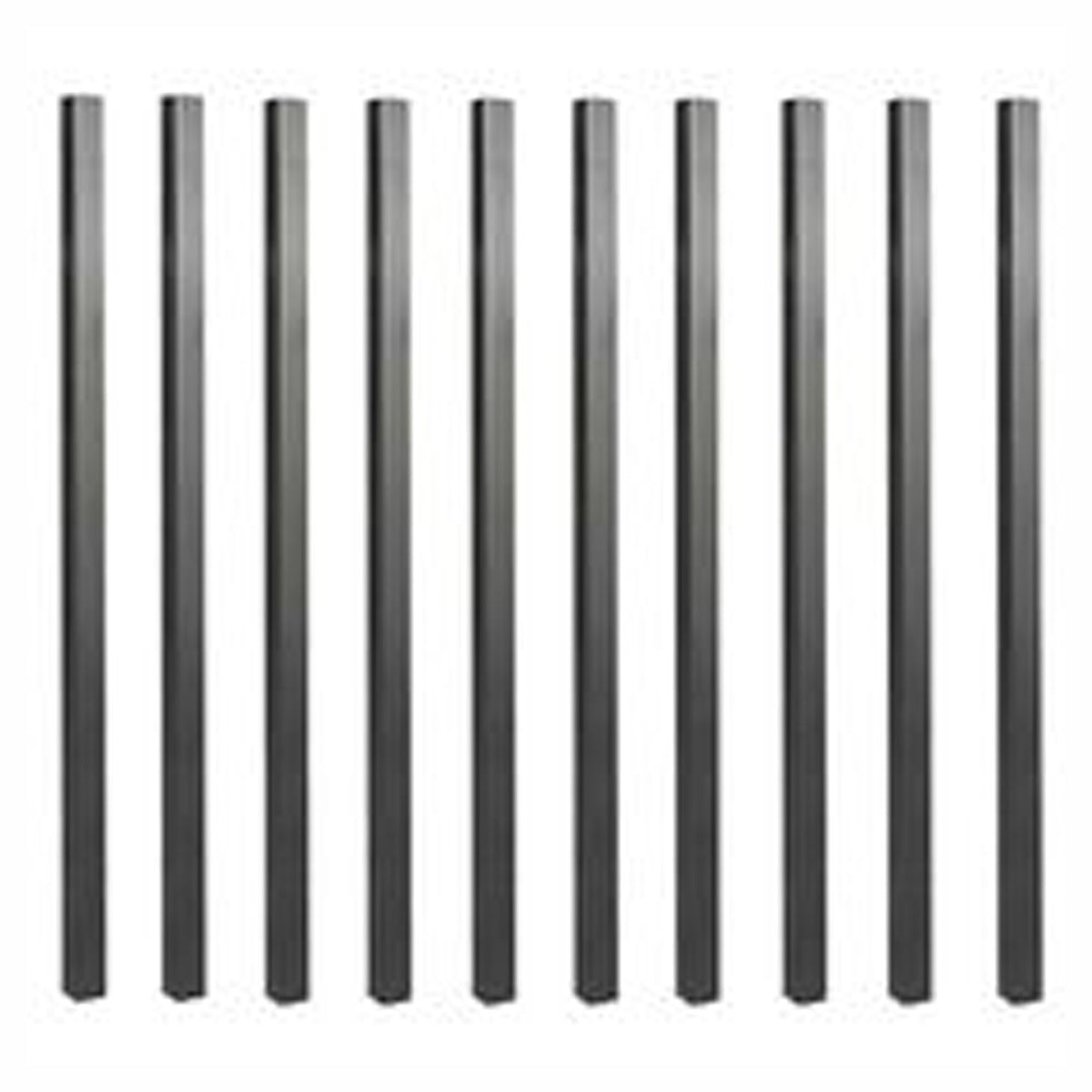 Balustre carré, 3/4'' x 32'', noir (emballage de 10)