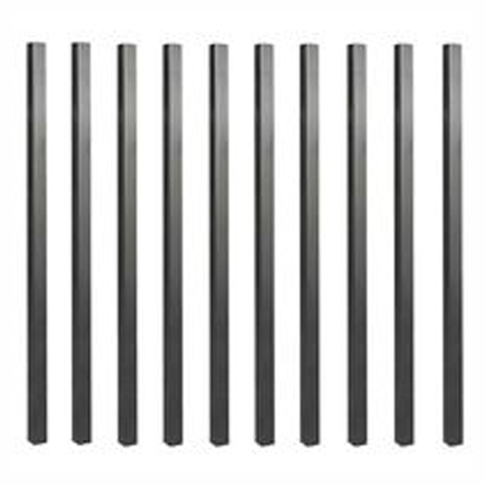 Balustre carré, 3/4'' x 32'', noir (emballage de 10)