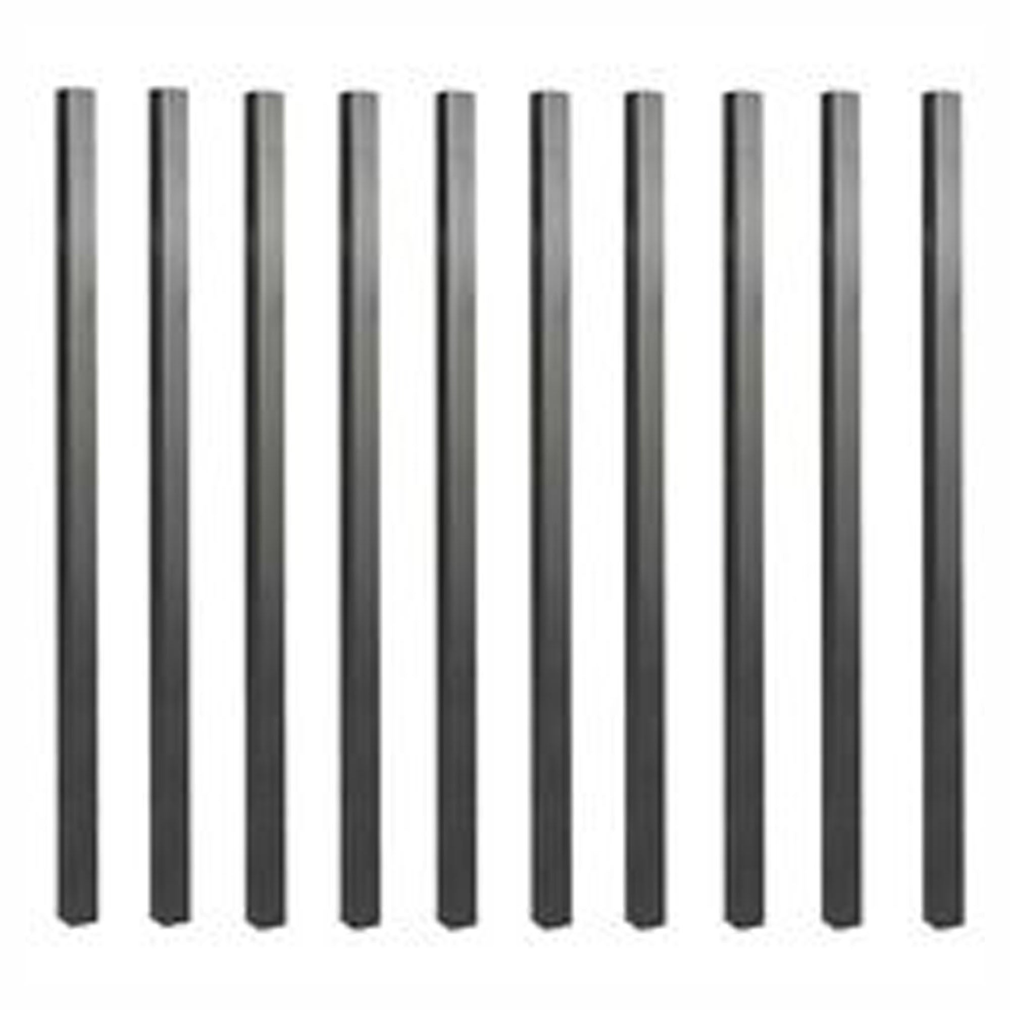 Balustre carré, 3/4'' x 32'', noir (emballage de 10)