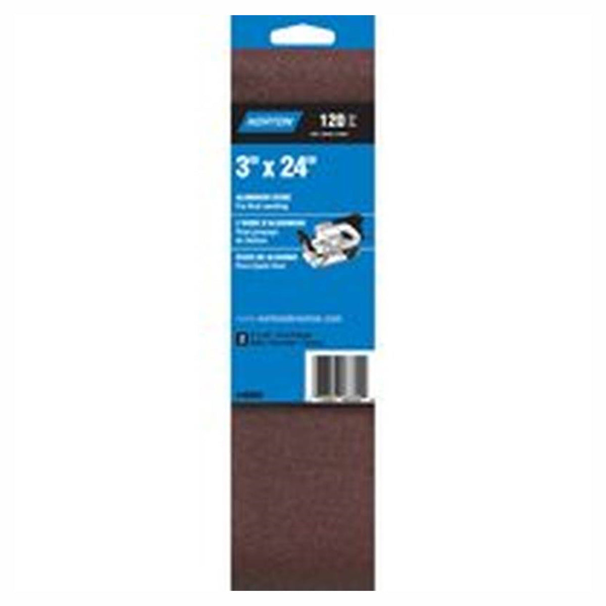 bande abrasive, 3'' x 18'', 80 gr (emballage de 5)